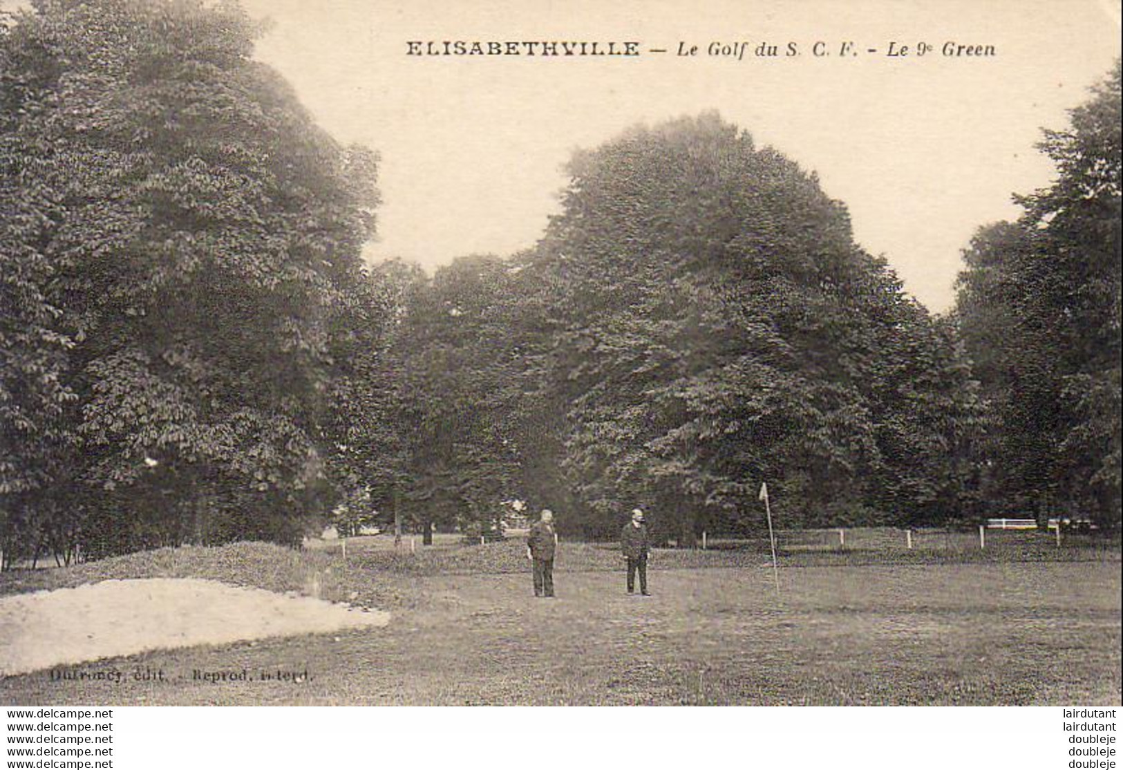 D78  ELISABETHVILLE  Le Golf Du S.C.F Le 9e Green - Golf