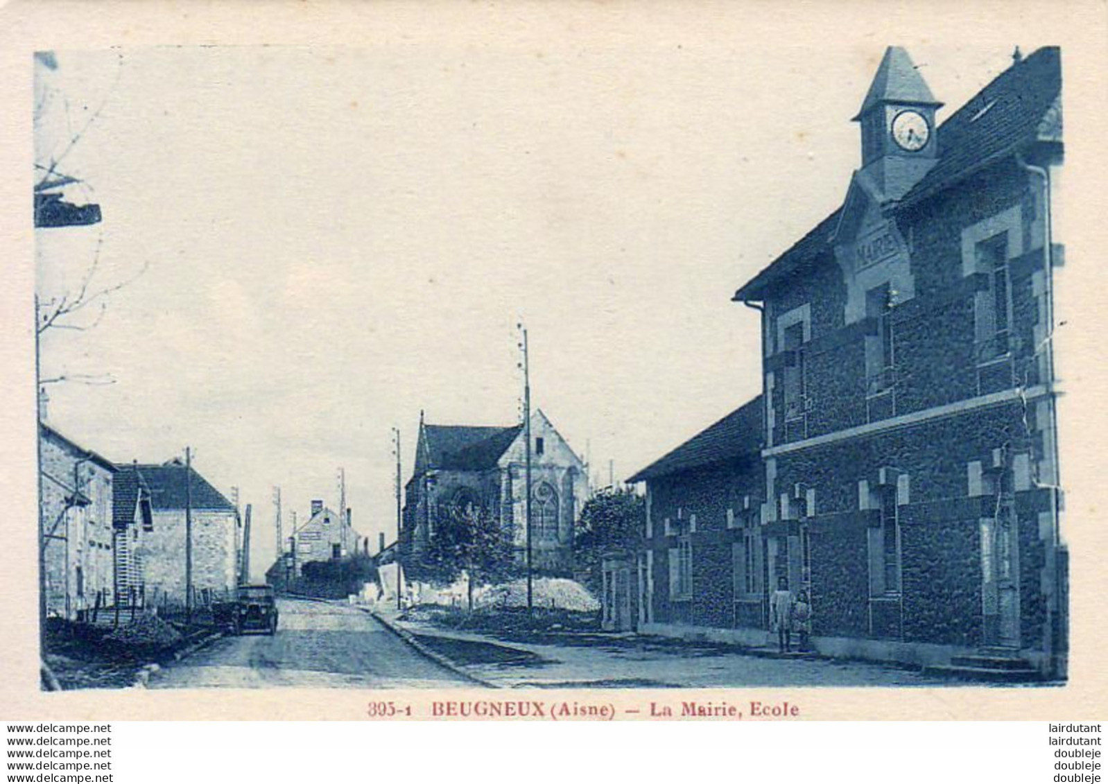 D02  BEUGNEUX La Mairie École  ........ - Autres & Non Classés