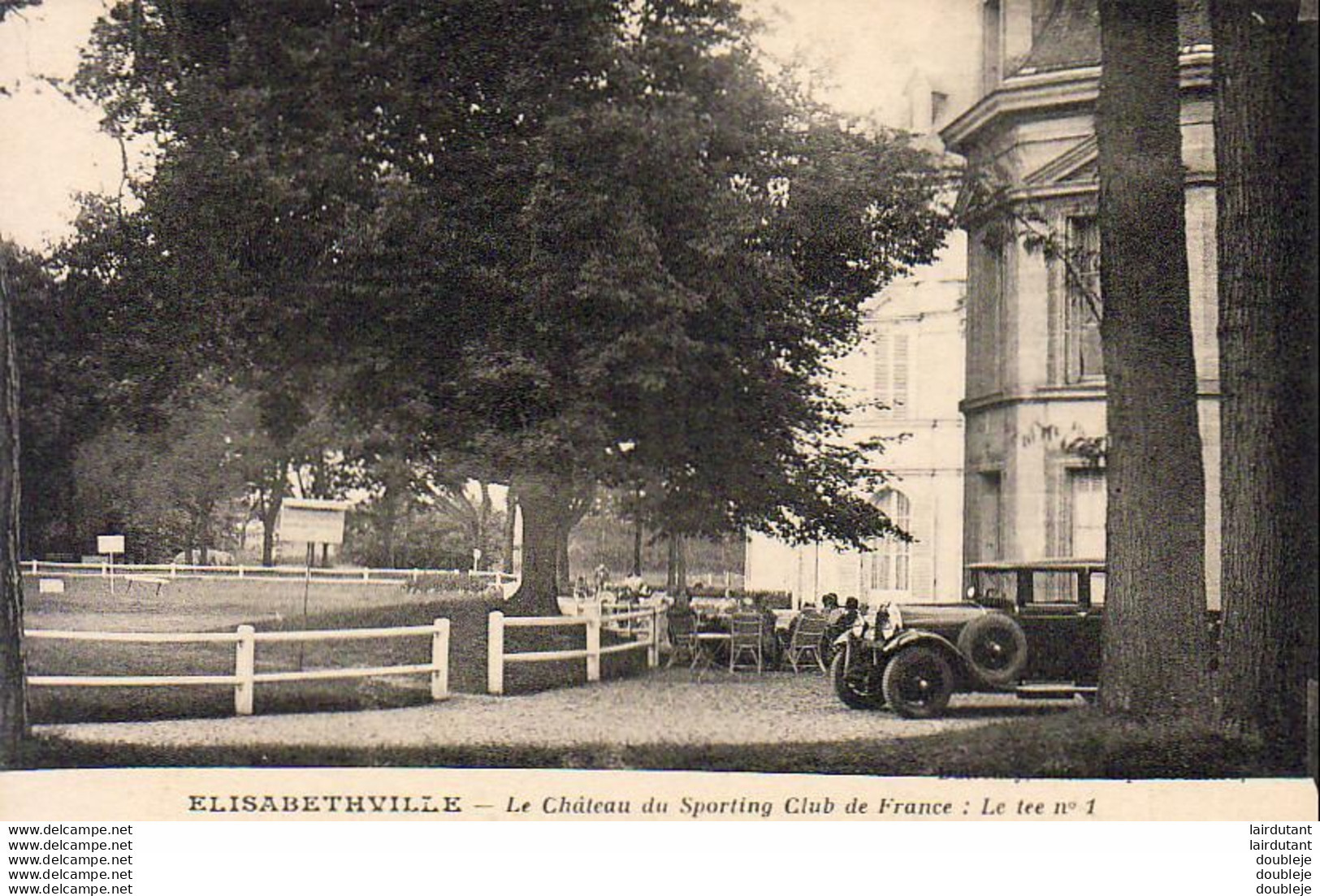 D78  ELISABETHVILLE  Le Château Du Sporting Club De France Le Tee N°1 - Golf