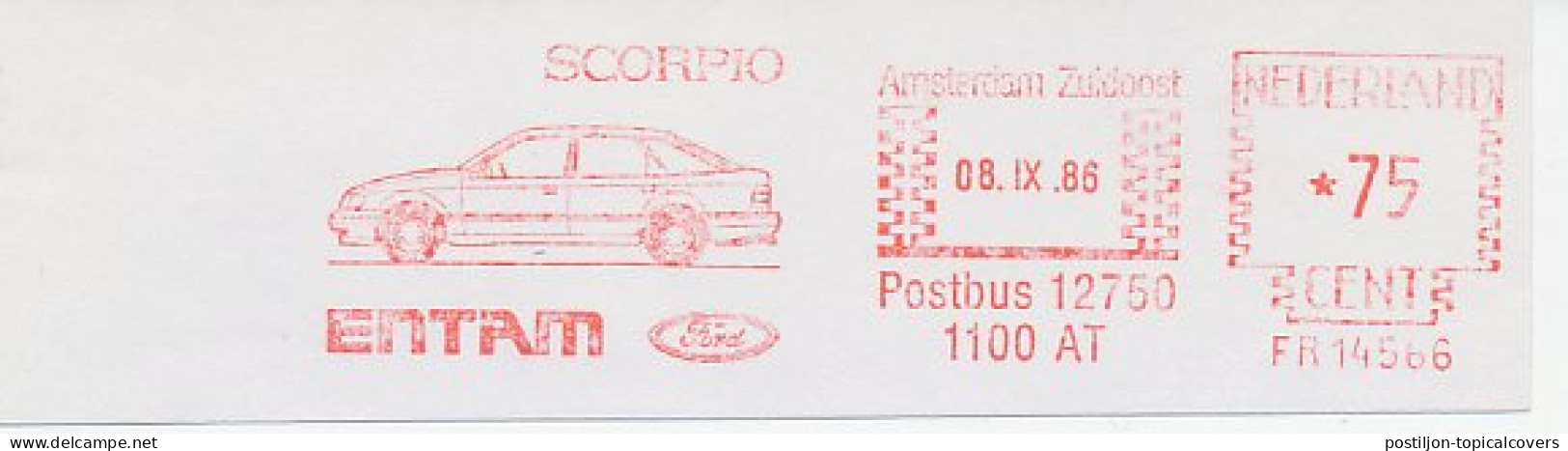 Meter Cut Netherlands 1986 Car - Ford Scorpio - Cars