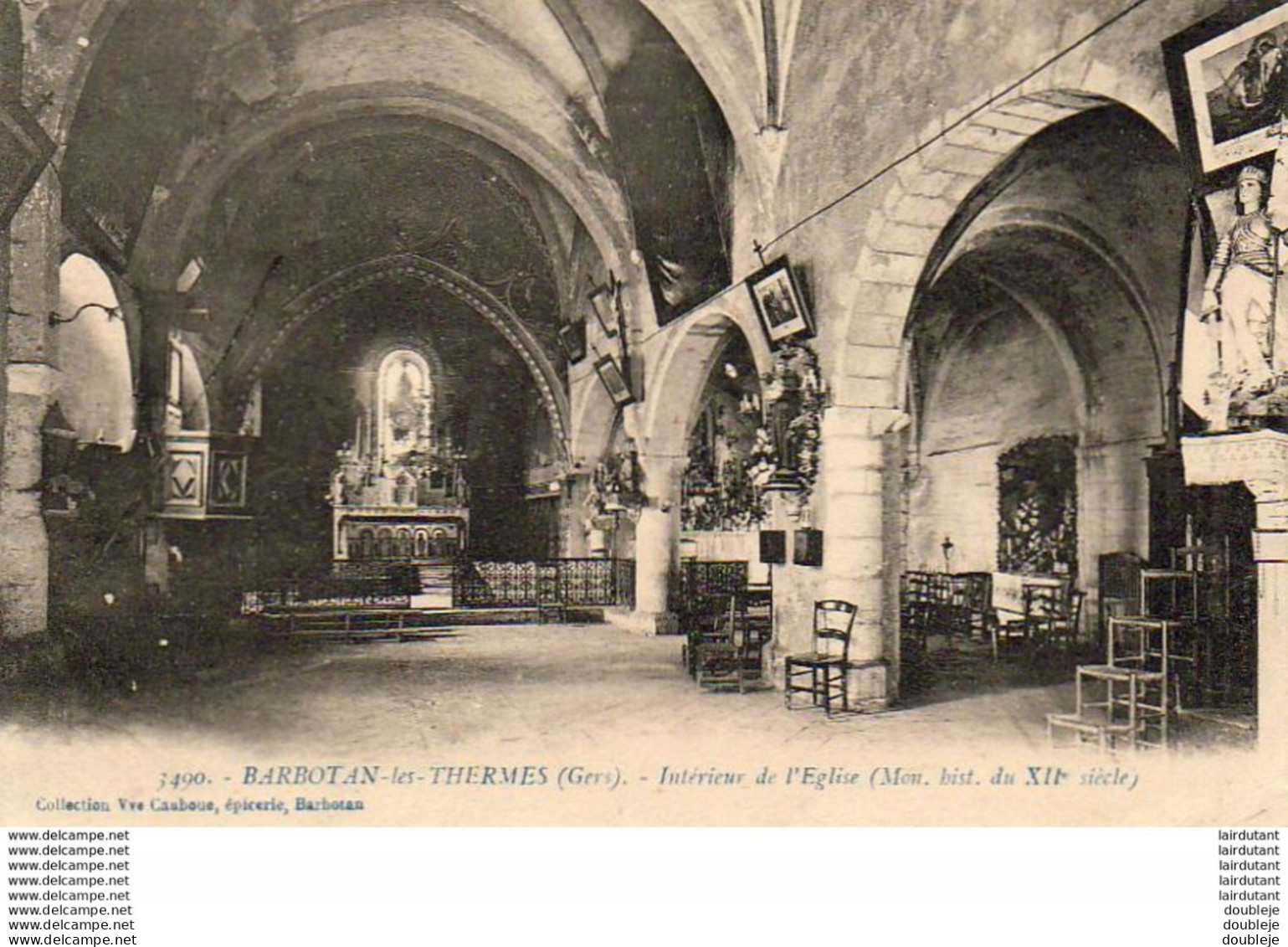 D32  BARBOTAN-les-THERMES  Intérieur De L'Eglise ..... ( Ref H236 ) - Barbotan