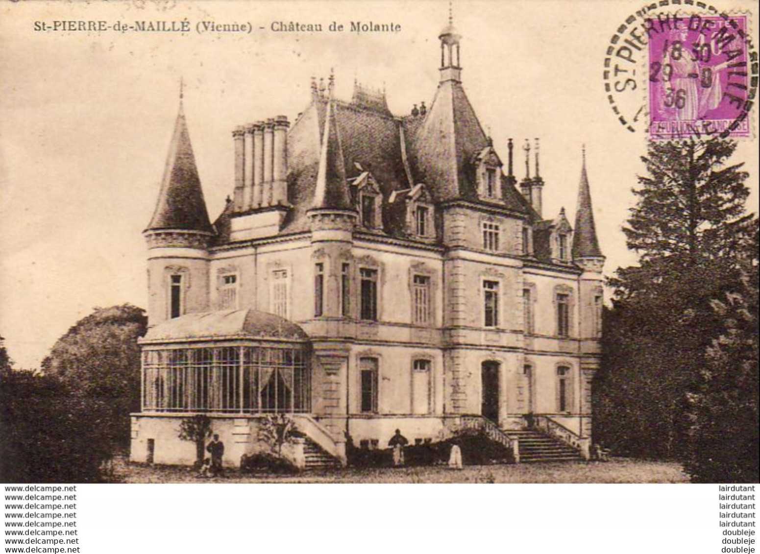 D86  ST PIERRE DE MAILLE  Château De Molanie - Sonstige & Ohne Zuordnung
