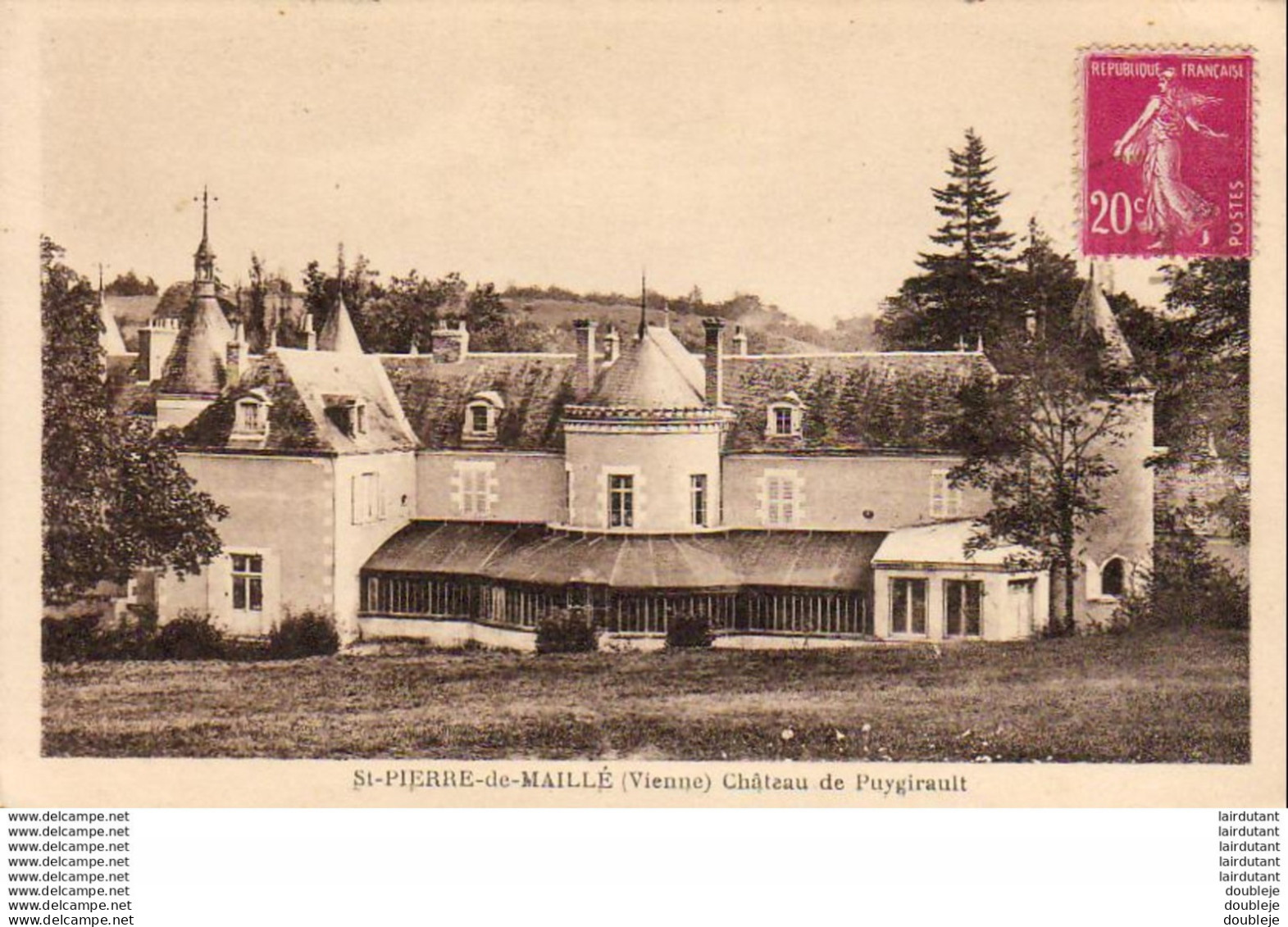D86  ST PIERRE DE MAILLE  Château De Puygirault - Sonstige & Ohne Zuordnung