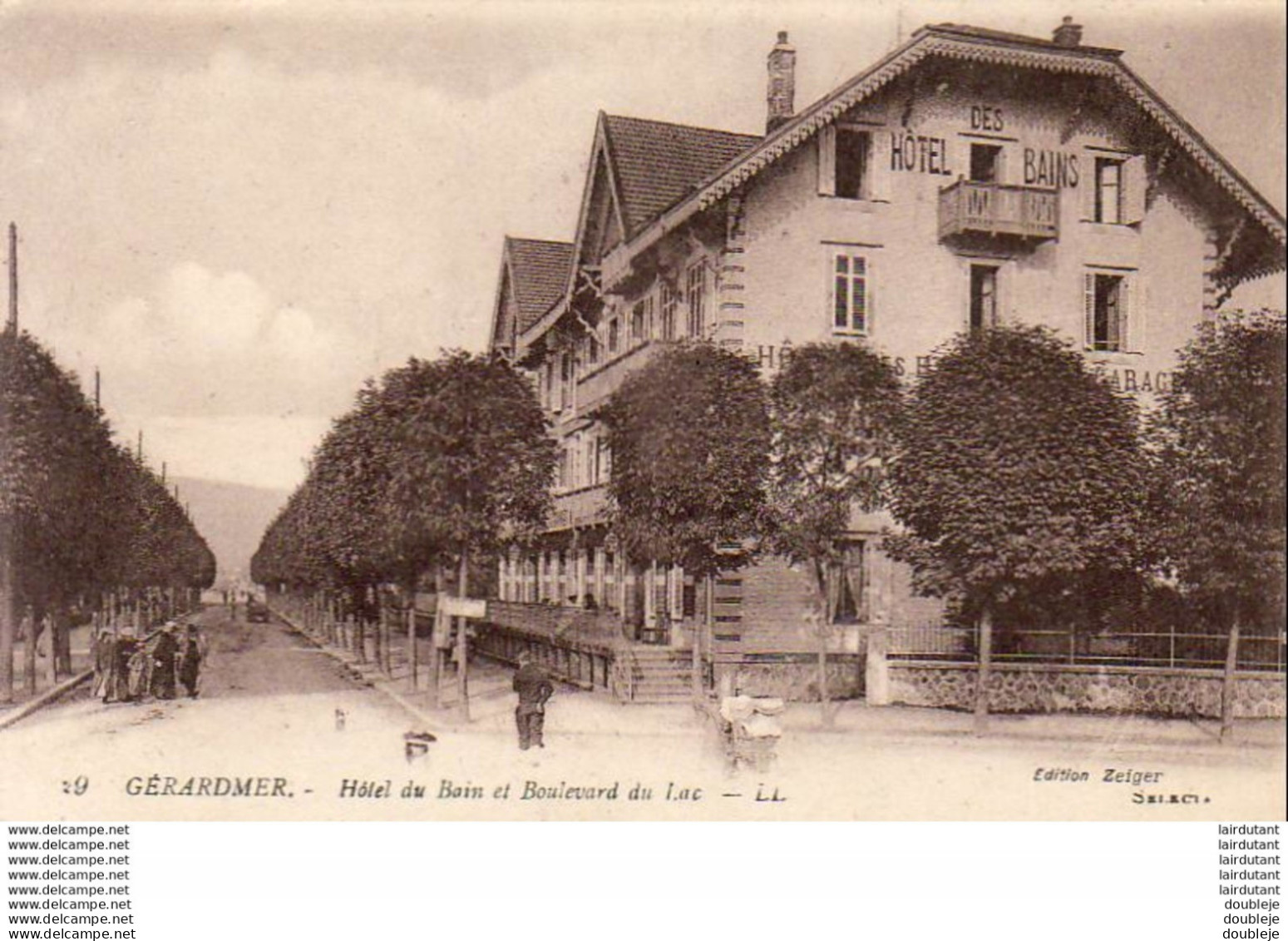 D88  GERARDMER  Hôtel Du Bain Et Boulevard Du Lac  ..... - Gerardmer