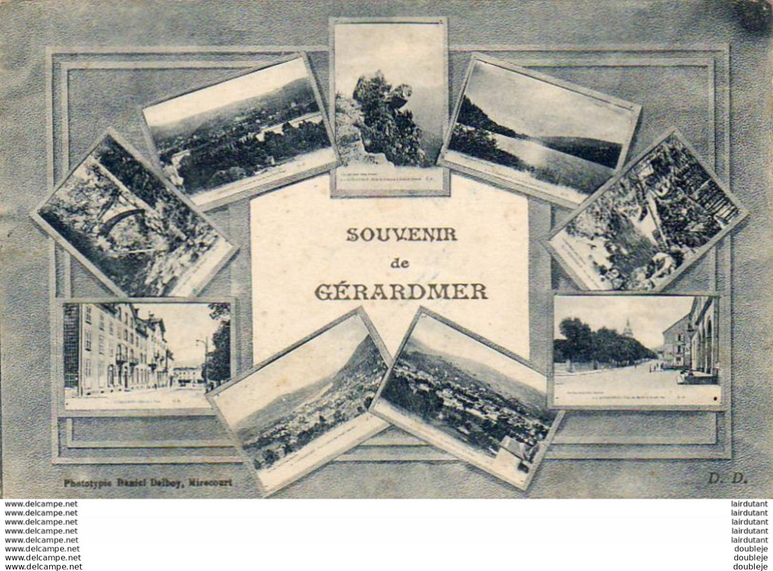 D88  GERARDMER  Souvenir De GERARDMER  ..... - Gerardmer