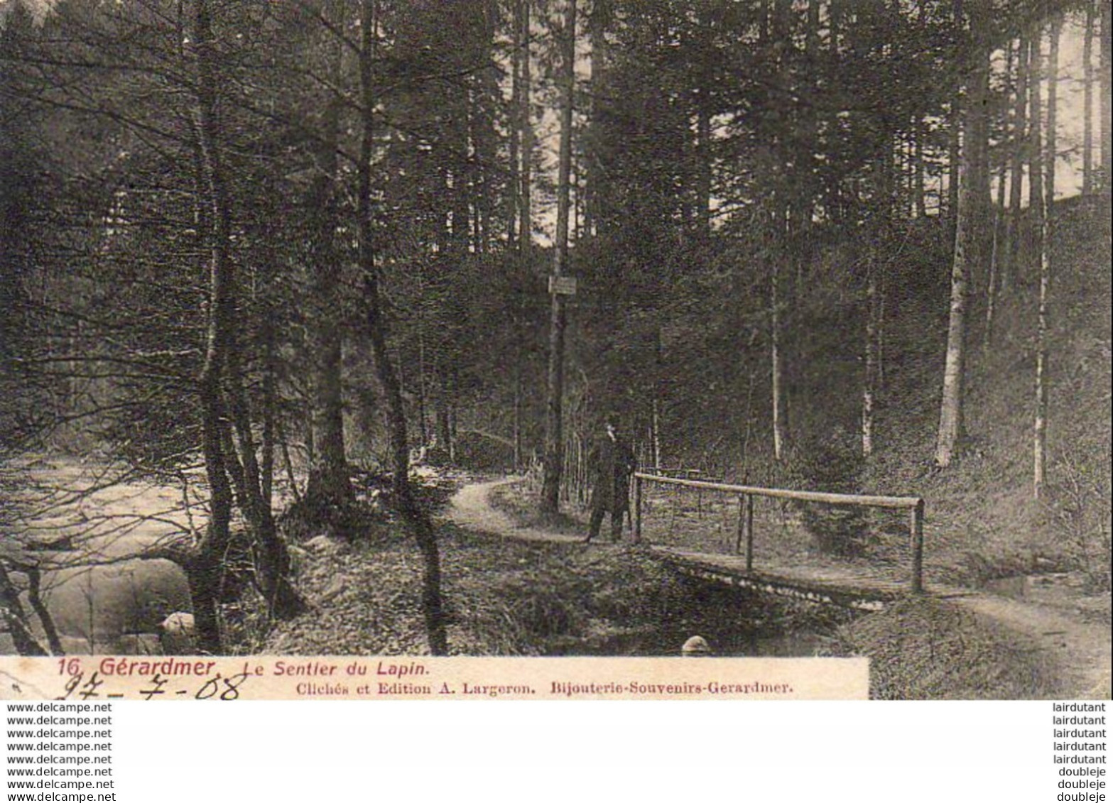 D88  GERARDMER  Le Sentier Du Lapin  ..... - Gerardmer