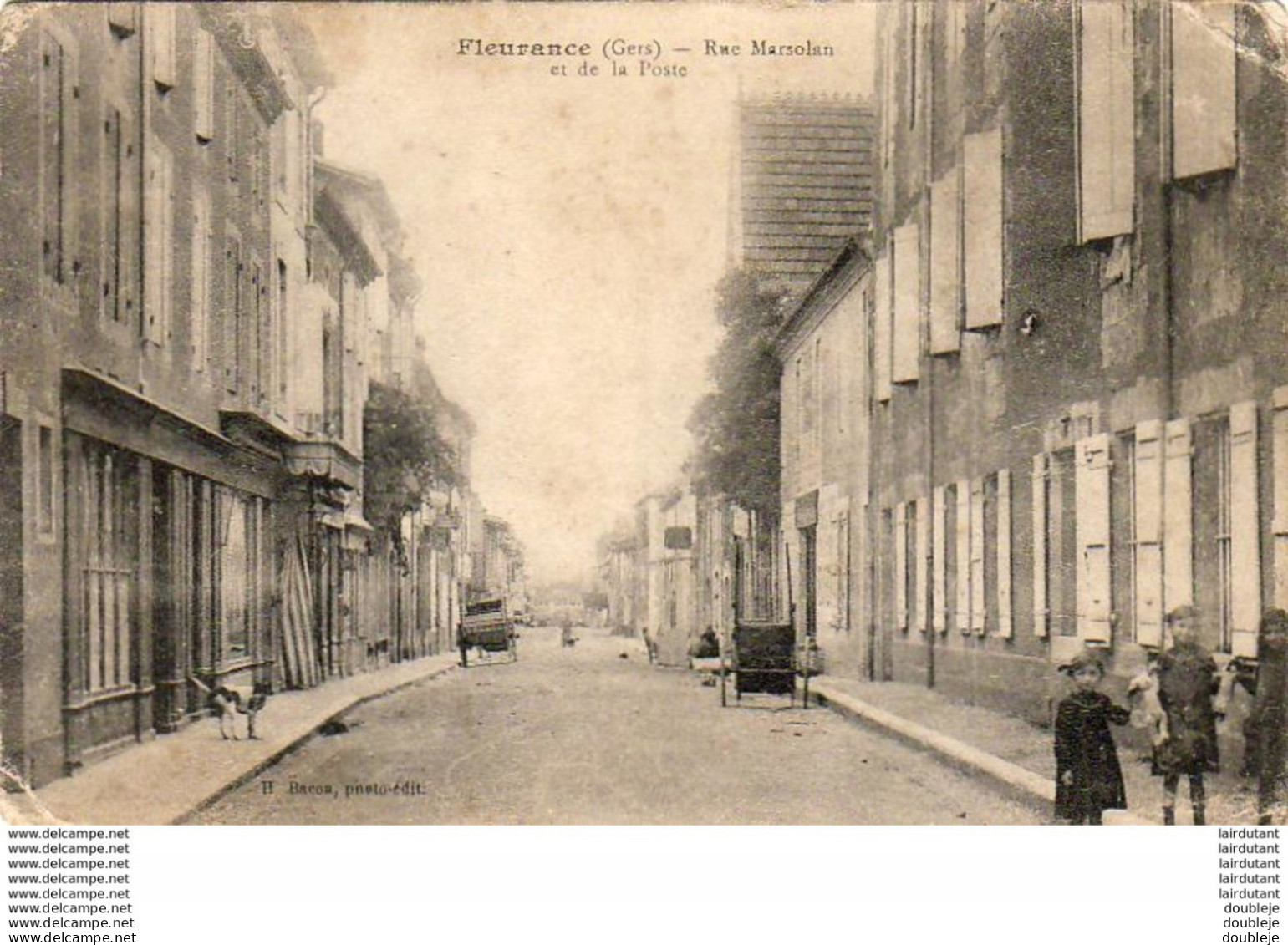 D32  FLEURANCE  Rue Marsolan Et De La Poste   ..... ( Ref H535 ) - Fleurance