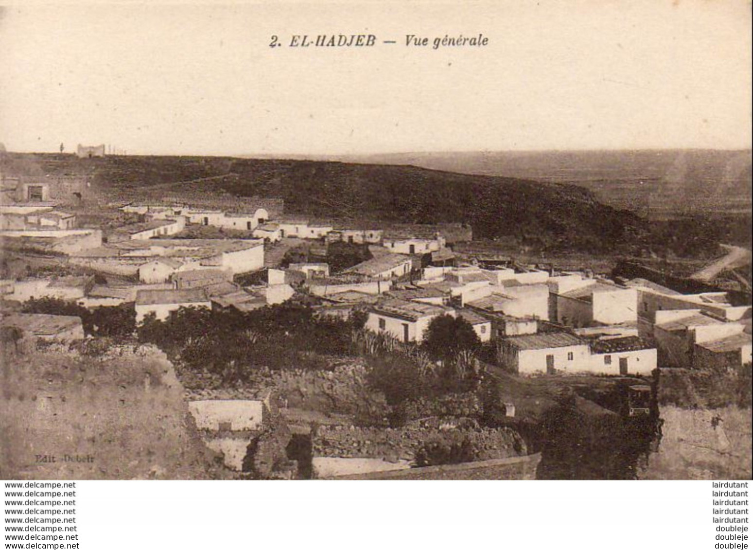 MAROC  EL HADJEB  Vue Générale  ..... - Andere & Zonder Classificatie