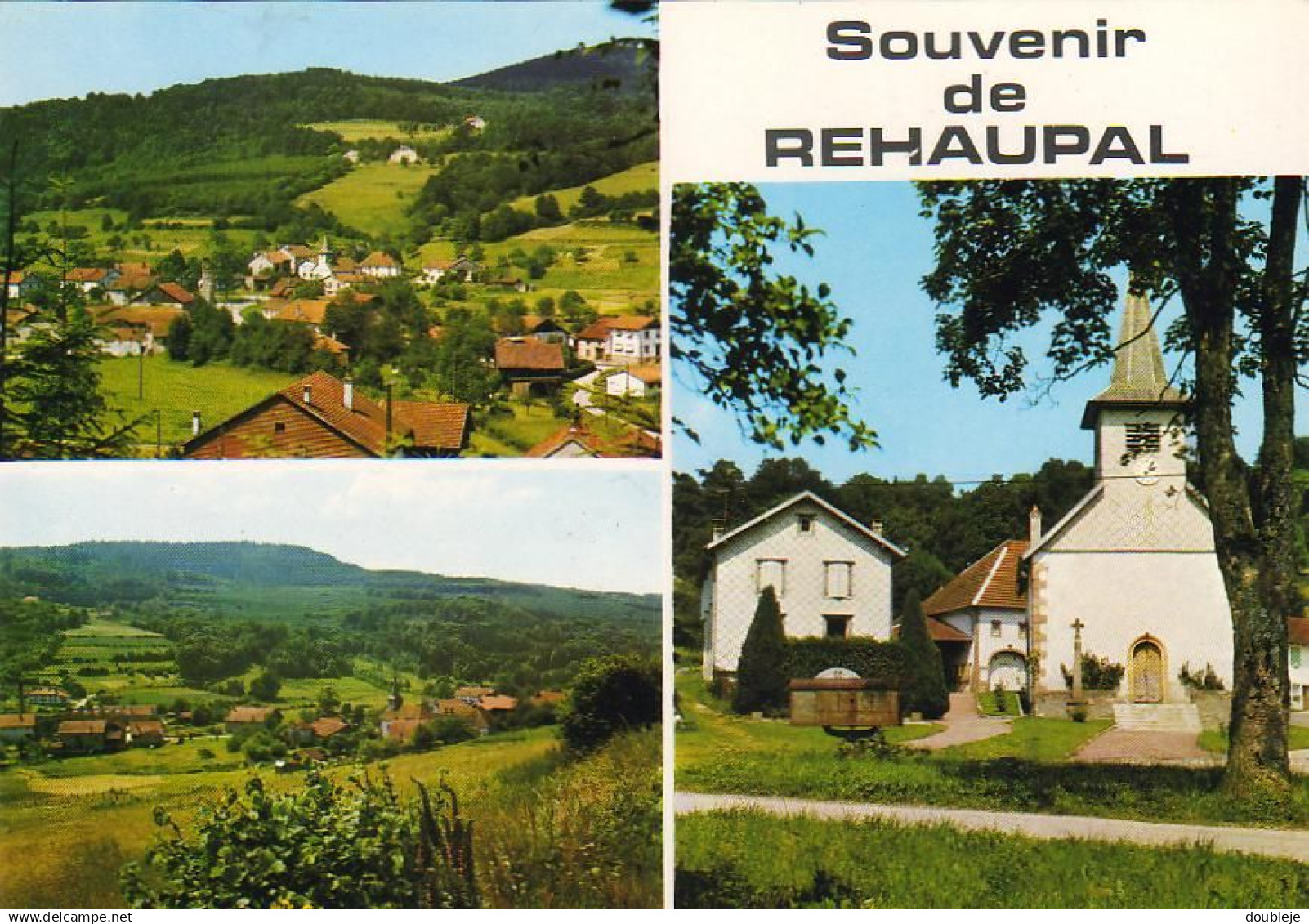 D88  Souvenir De RÈHAUPAL  Altitude 550m  ...... Multivue - Granges Sur Vologne