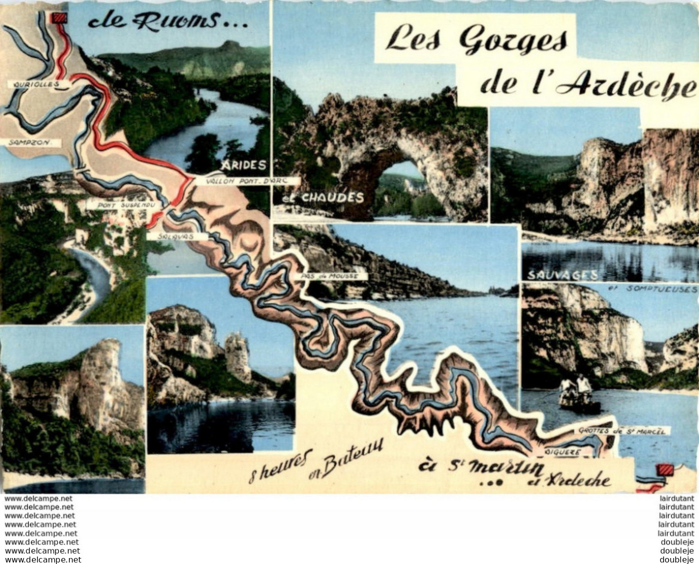 D07  RUOMS  Les Gorges De L' Ardèche   ..... - Ruoms