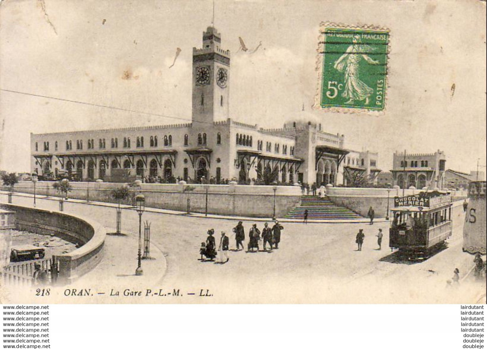 ALGERIE  ORAN  La Gare P- L- M   ..... - Oran