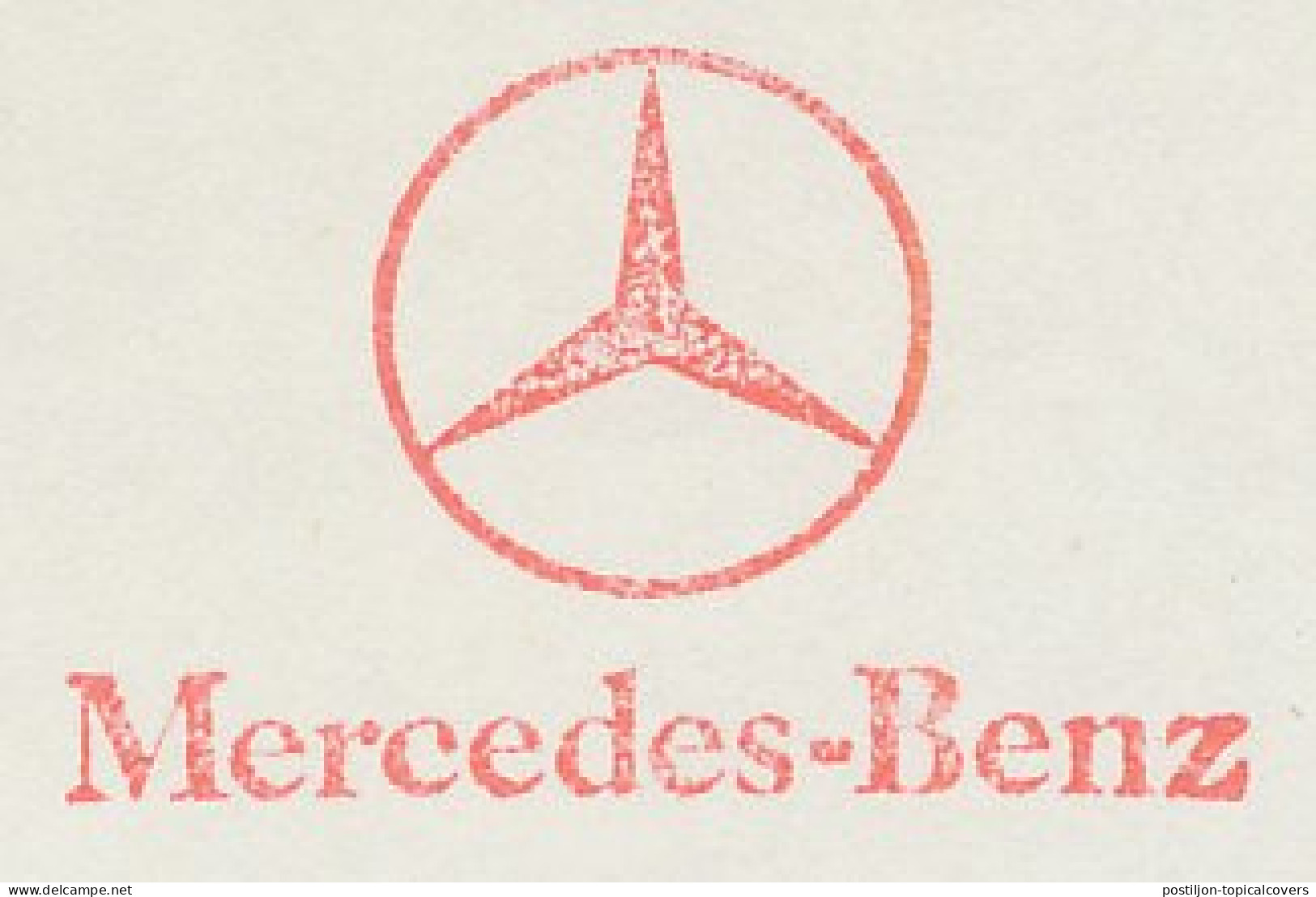 Meter Cut Switzerland 1976 Car - Mercedes - Benz - Auto's