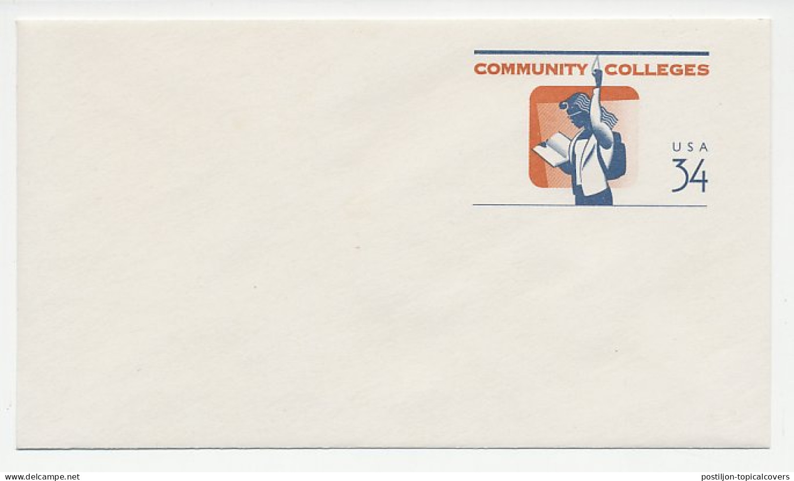 Postal Stationery USA Community Colleges - Unclassified