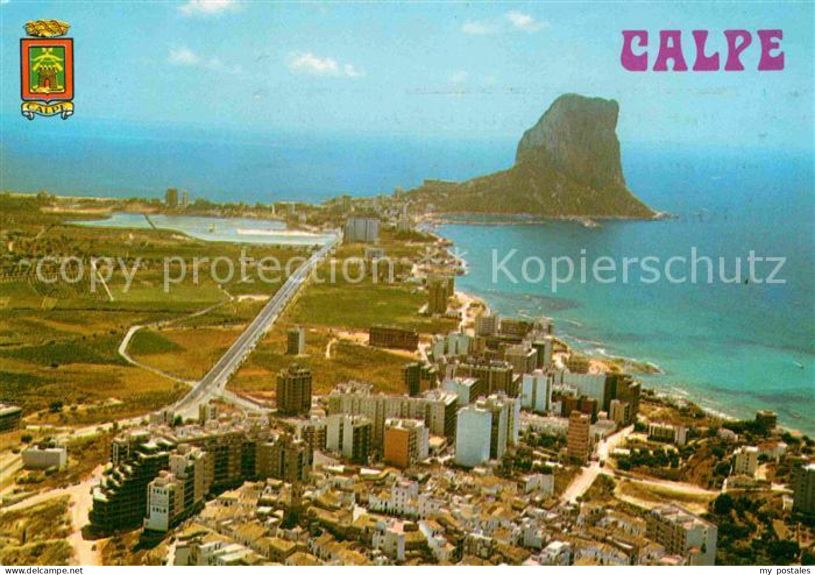 72714478 Calpe Fliegeraufnahme  Alicante - Andere & Zonder Classificatie