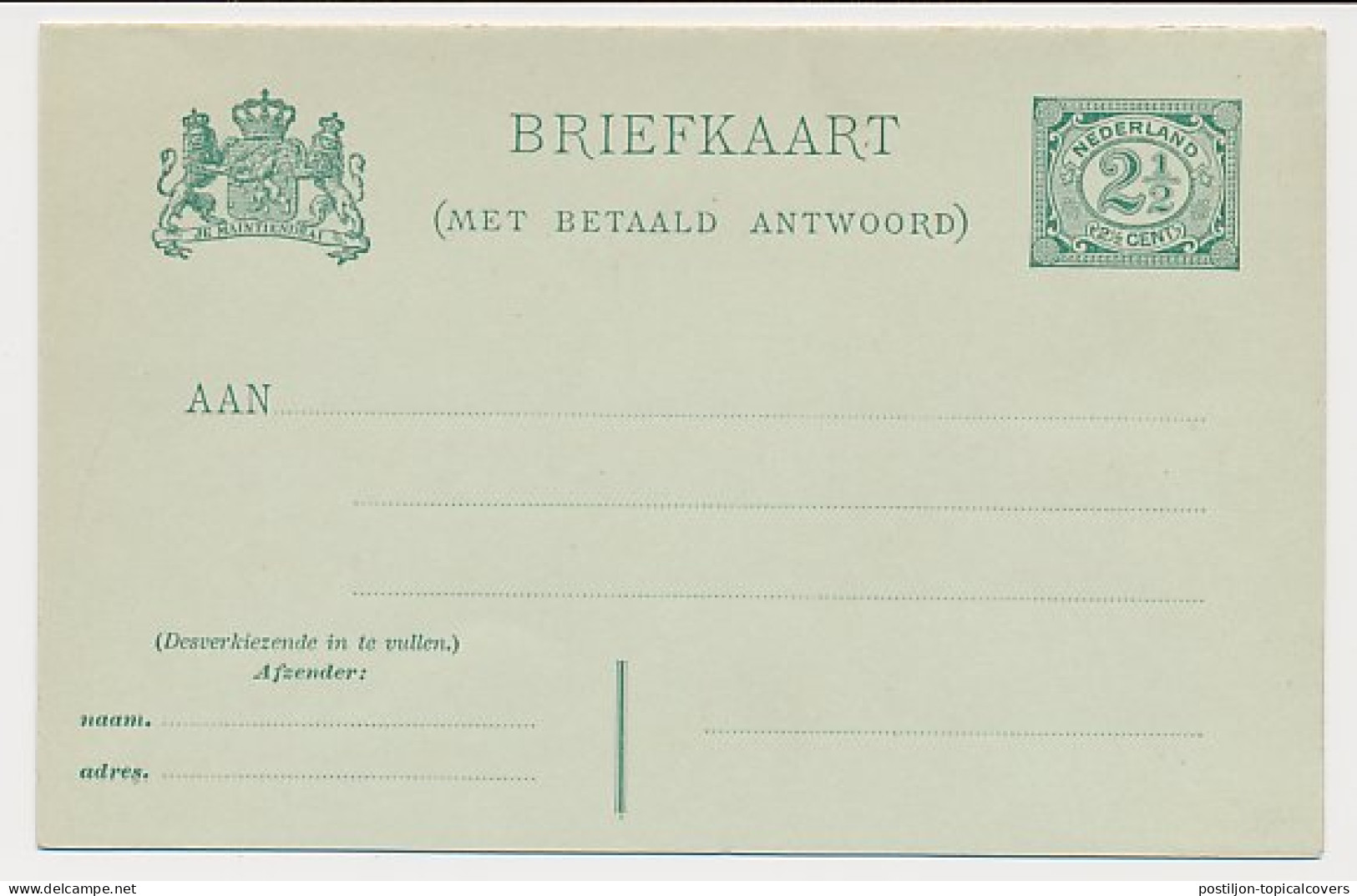 Briefkaart G. 64 - Ganzsachen