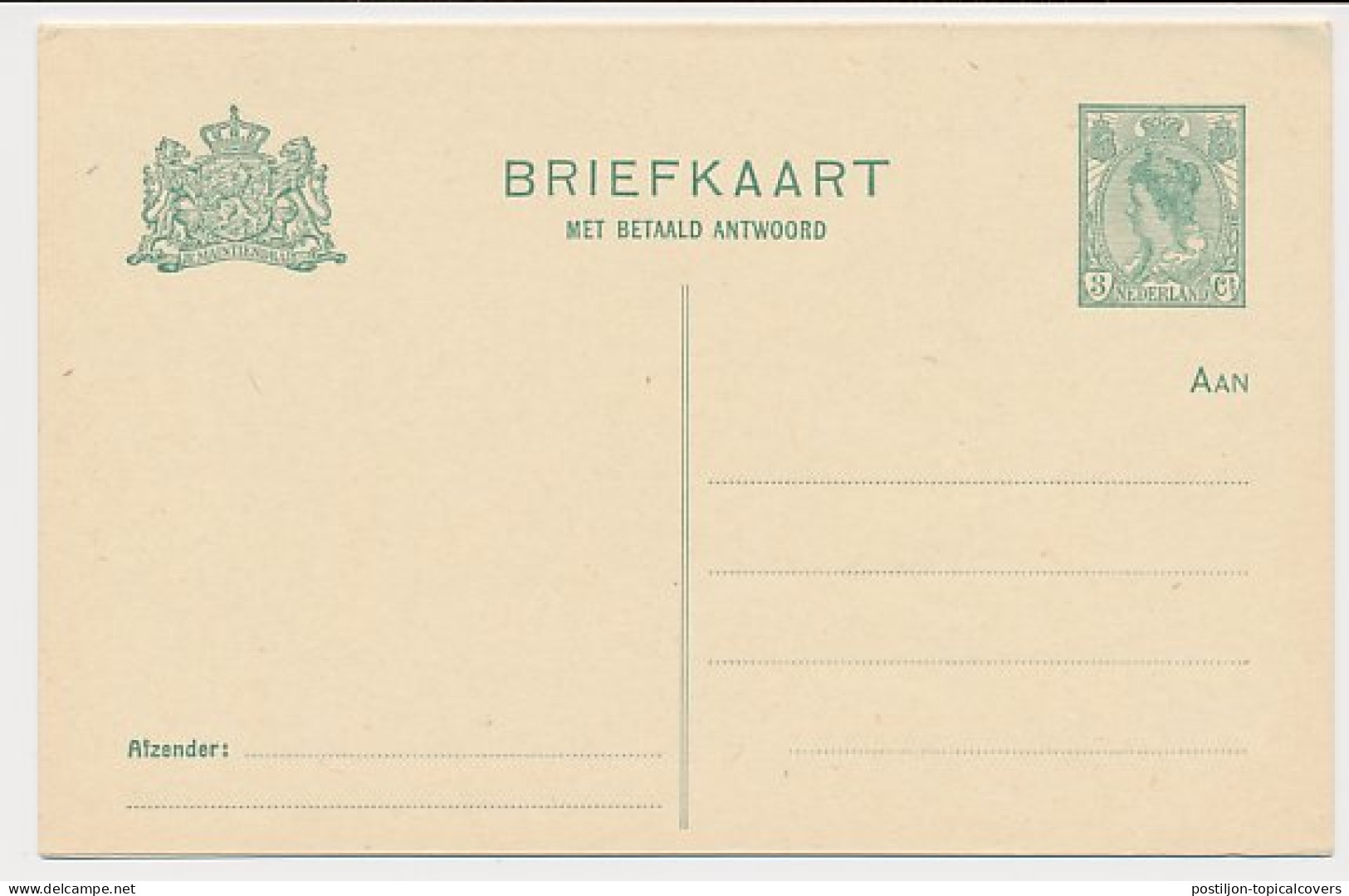 Briefkaart G. 100 - Interi Postali