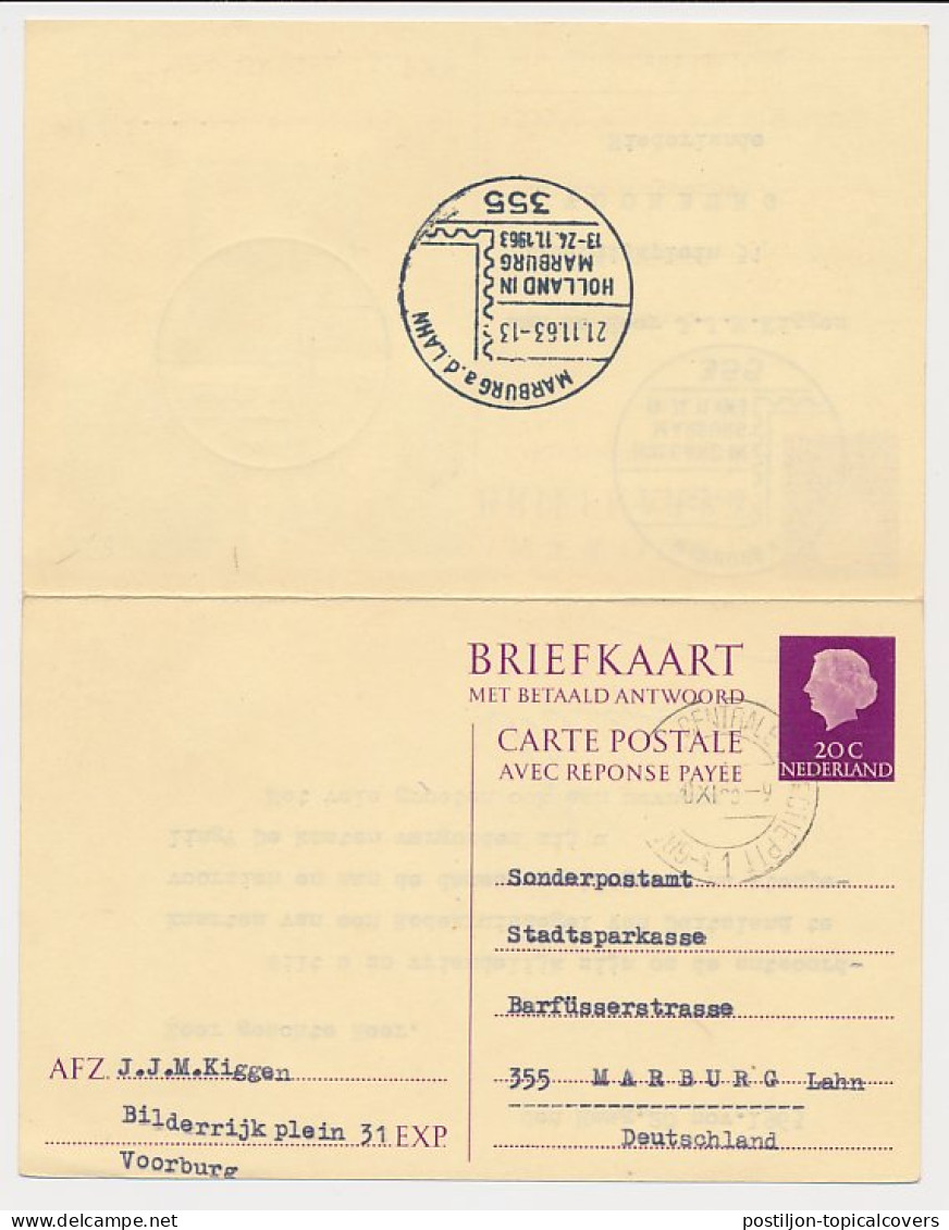 Briefkaart G. 322 ( Voorburg ) Den Haag - Duitsland 1963 V.v - Ganzsachen