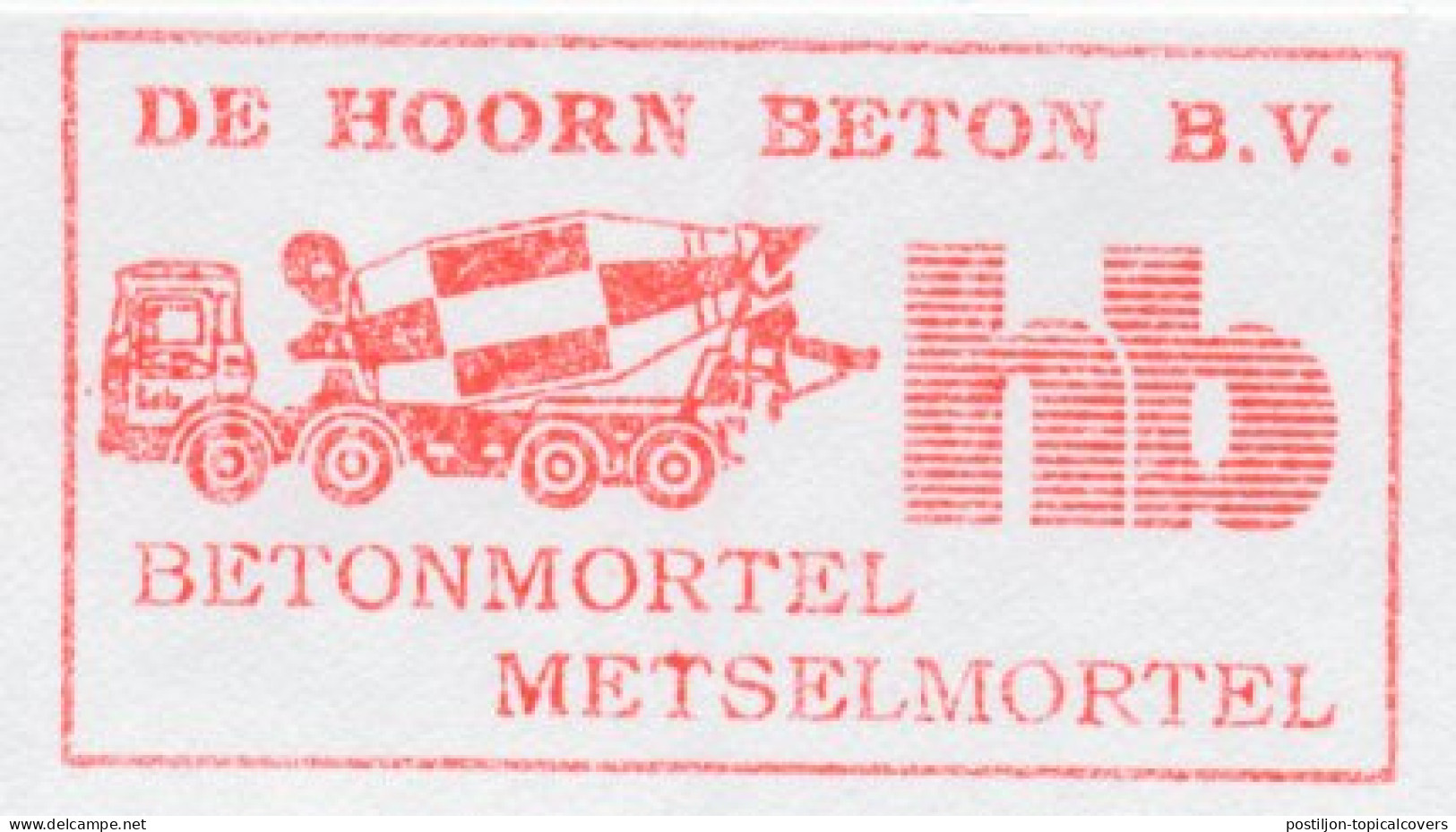 Meter Cut Netherlands 1993 Concrete Truck - Andere & Zonder Classificatie