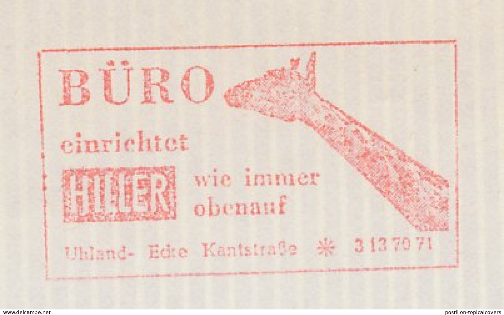 Meter Cut Germany 1979 Giraffe - Altri & Non Classificati