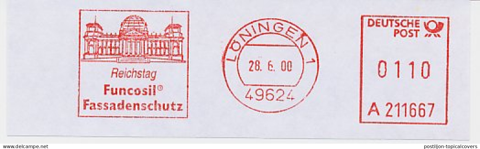 Meter Cut Germany 2000 Reichstag - Sonstige & Ohne Zuordnung