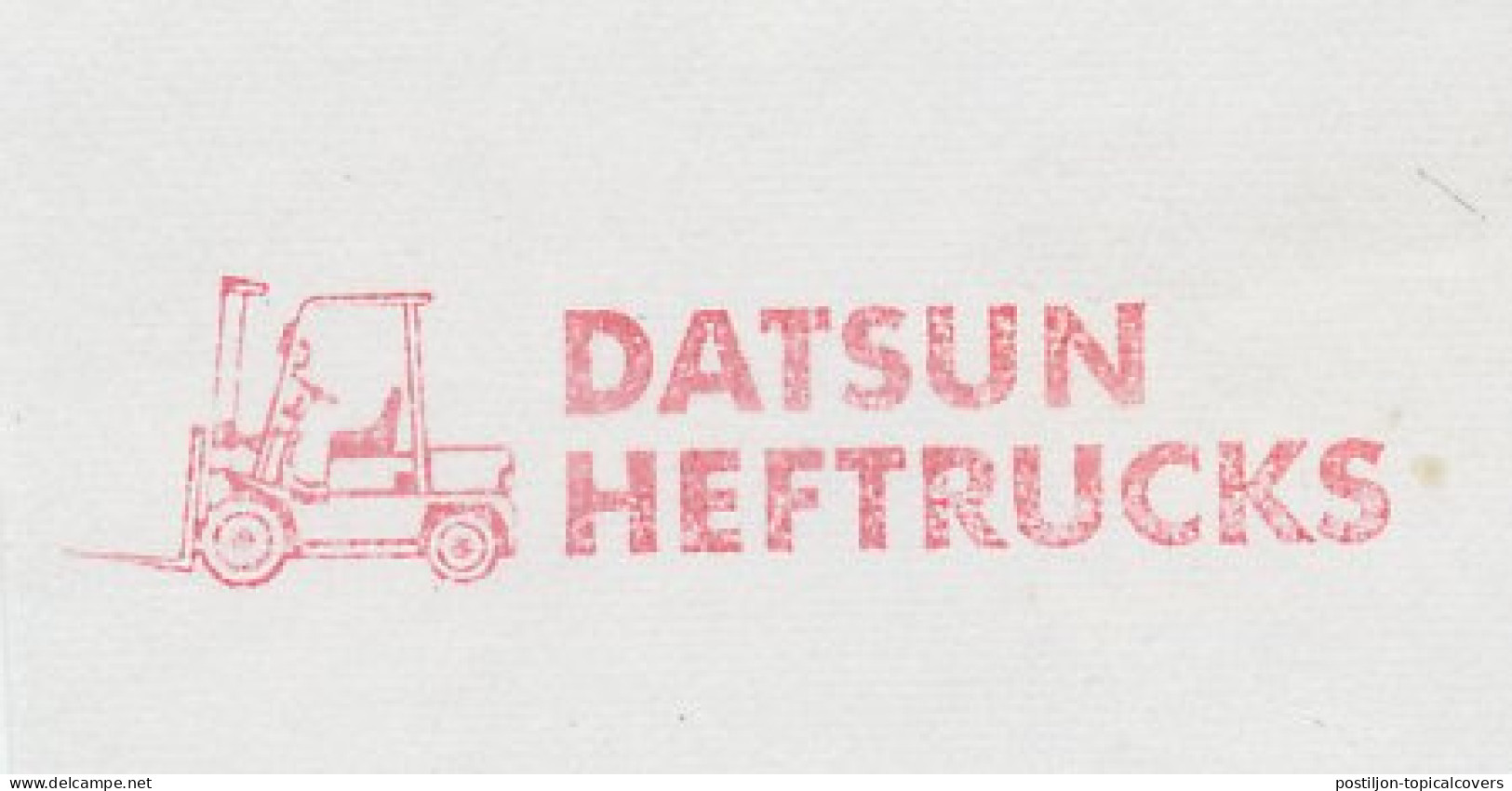 Meter Cut Netherlands 1985 Forklift Truck - Datsun - Autres & Non Classés