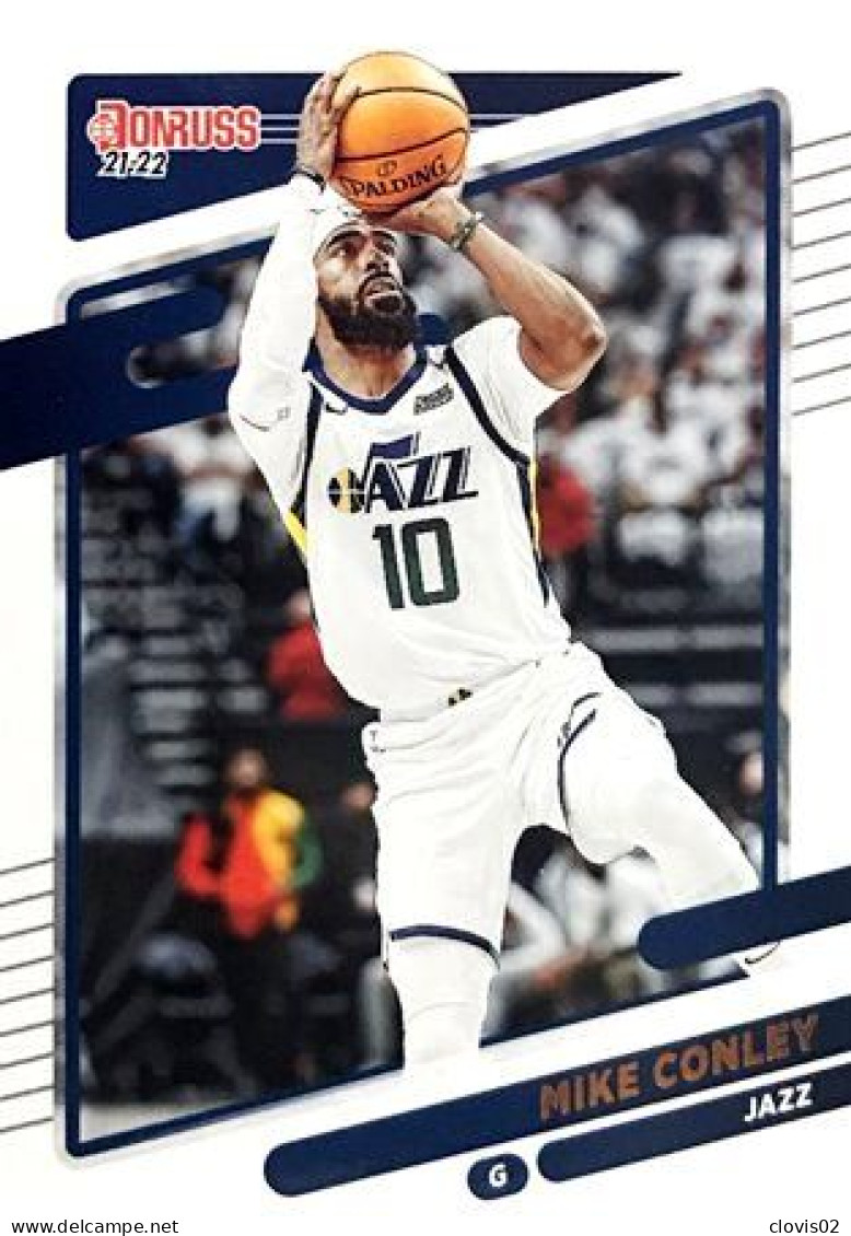 148 Mike Conley - Utah Jazz - Carte Panini NBA Donruss 2021-2022 - Andere & Zonder Classificatie