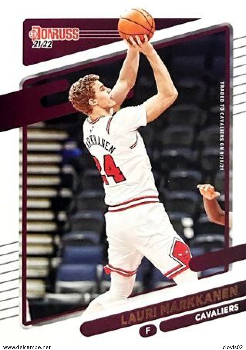 149 Lauri Markkanen - Cleveland Cavaliers - Carte Panini NBA Donruss 2021-2022 - Andere & Zonder Classificatie