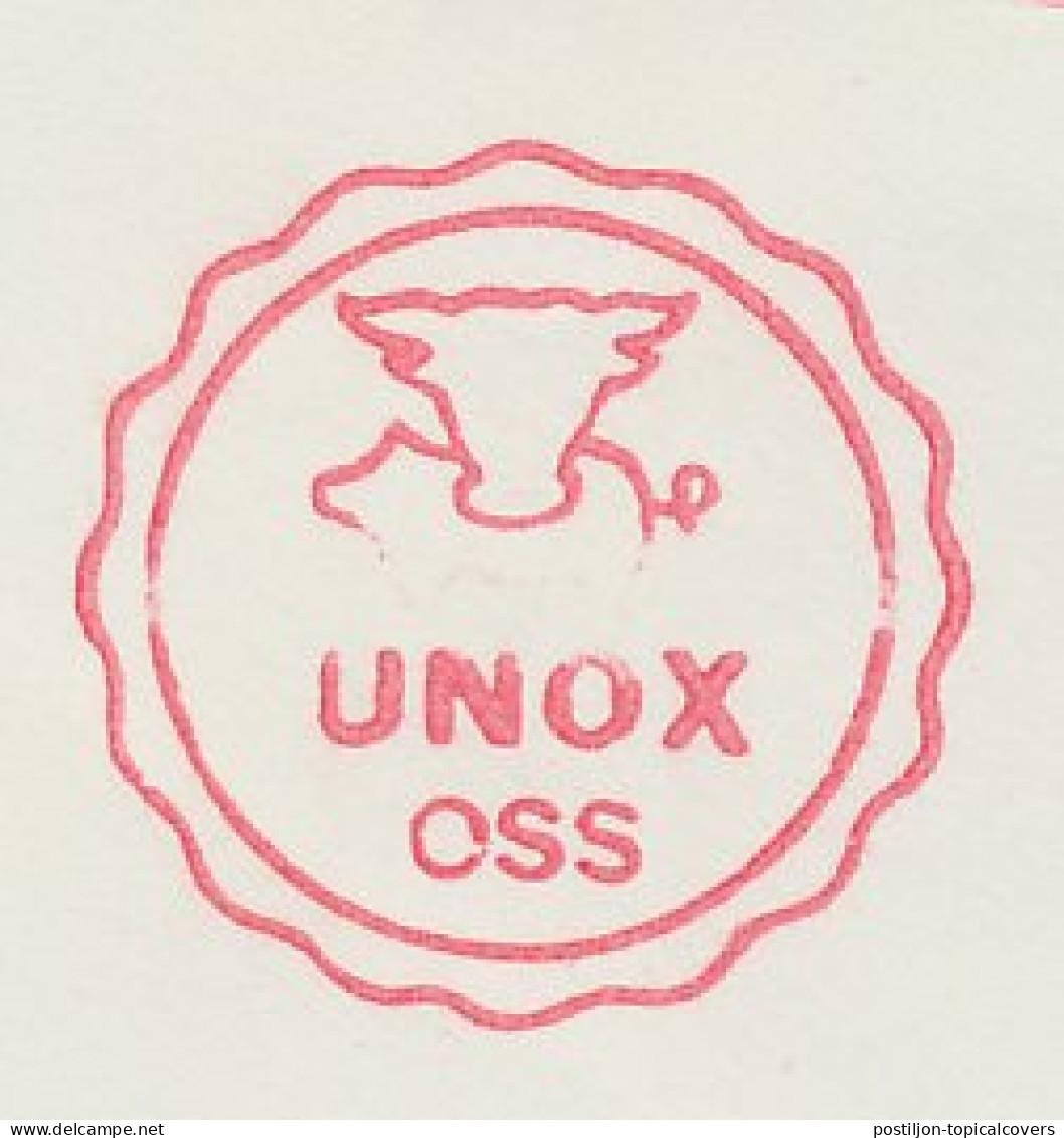 Meter Cover Netherlands 1965 Ox - Cow - Pig - Oss - Farm
