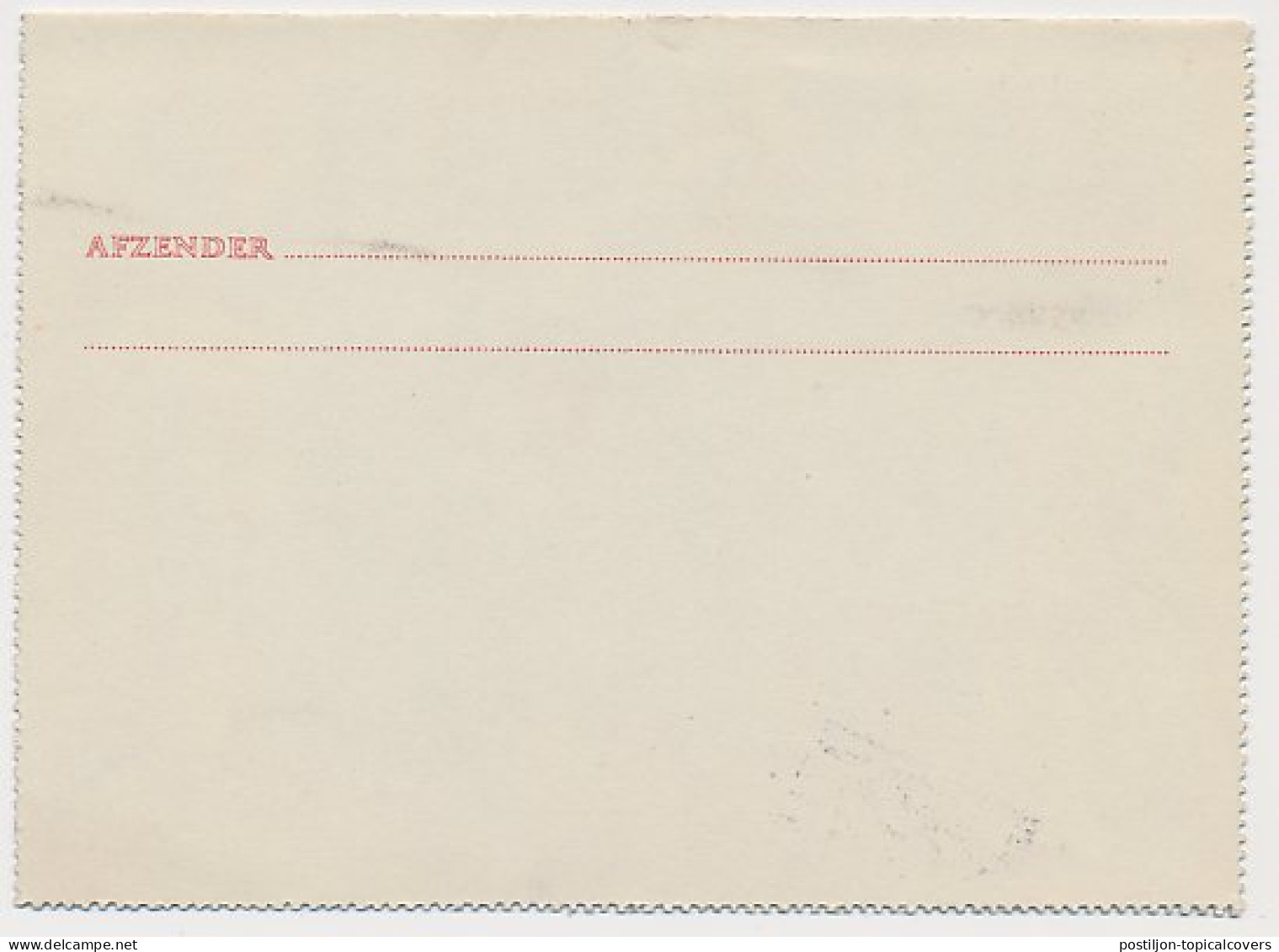 Postblad G. 22 Bergen - S Gravenhage 1942 - Entiers Postaux