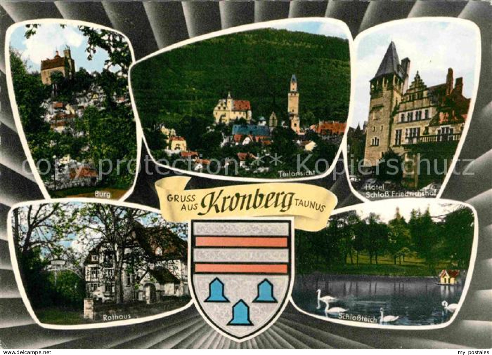 72714385 Kronberg Taunus Hotel Schlo? Friedrichshof Schlo?teich Rathaus Burg Kro - Sonstige & Ohne Zuordnung