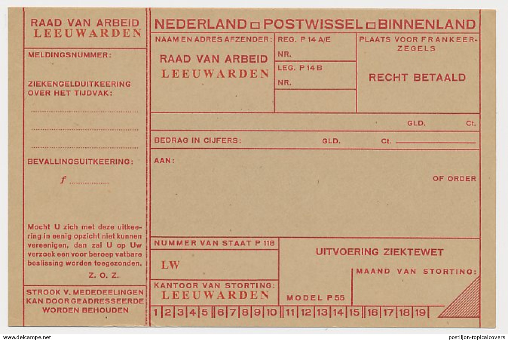 Particuliere Postwissel Geuzendam Blz. 177 - Entiers Postaux