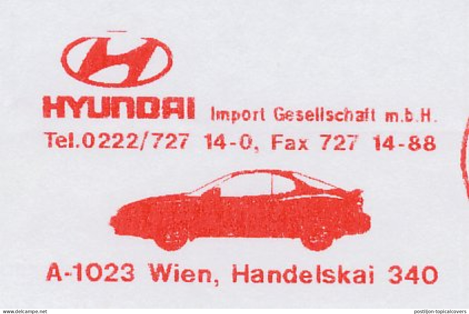 Meter Cut Austria 1998 Car - Hyundai - Cars