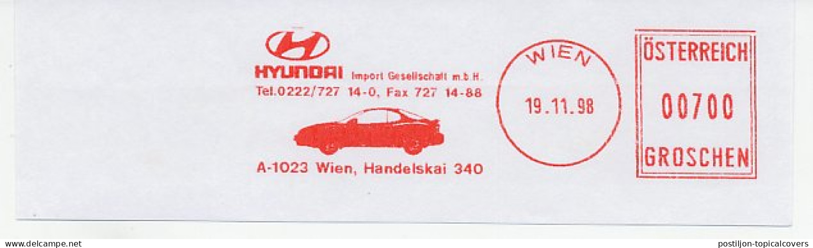 Meter Cut Austria 1998 Car - Hyundai - Voitures