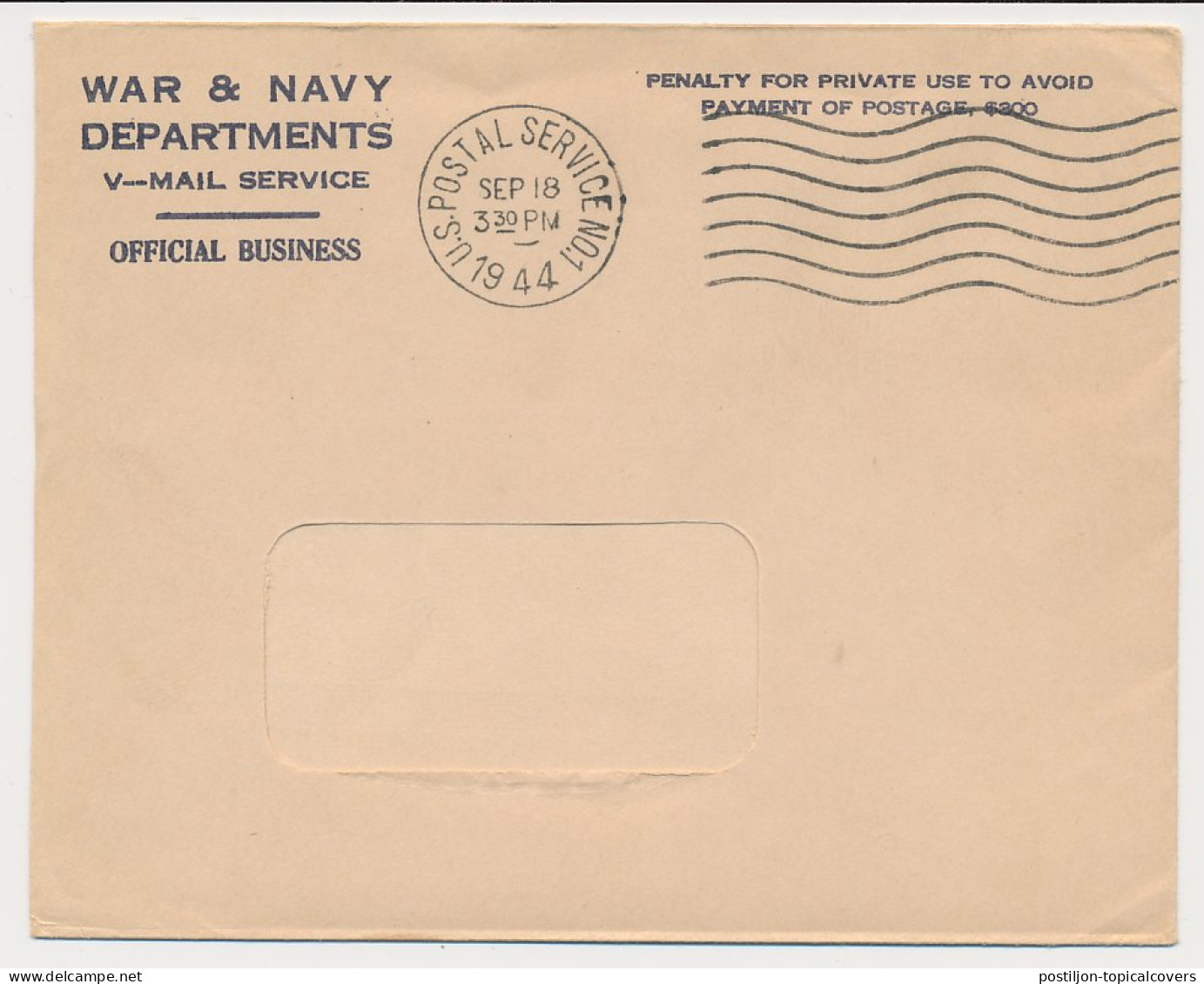 V-Mail To USA 1944 ( With Envelope ) Seabees - Correspondence - Letter - Pen  - Unclassified