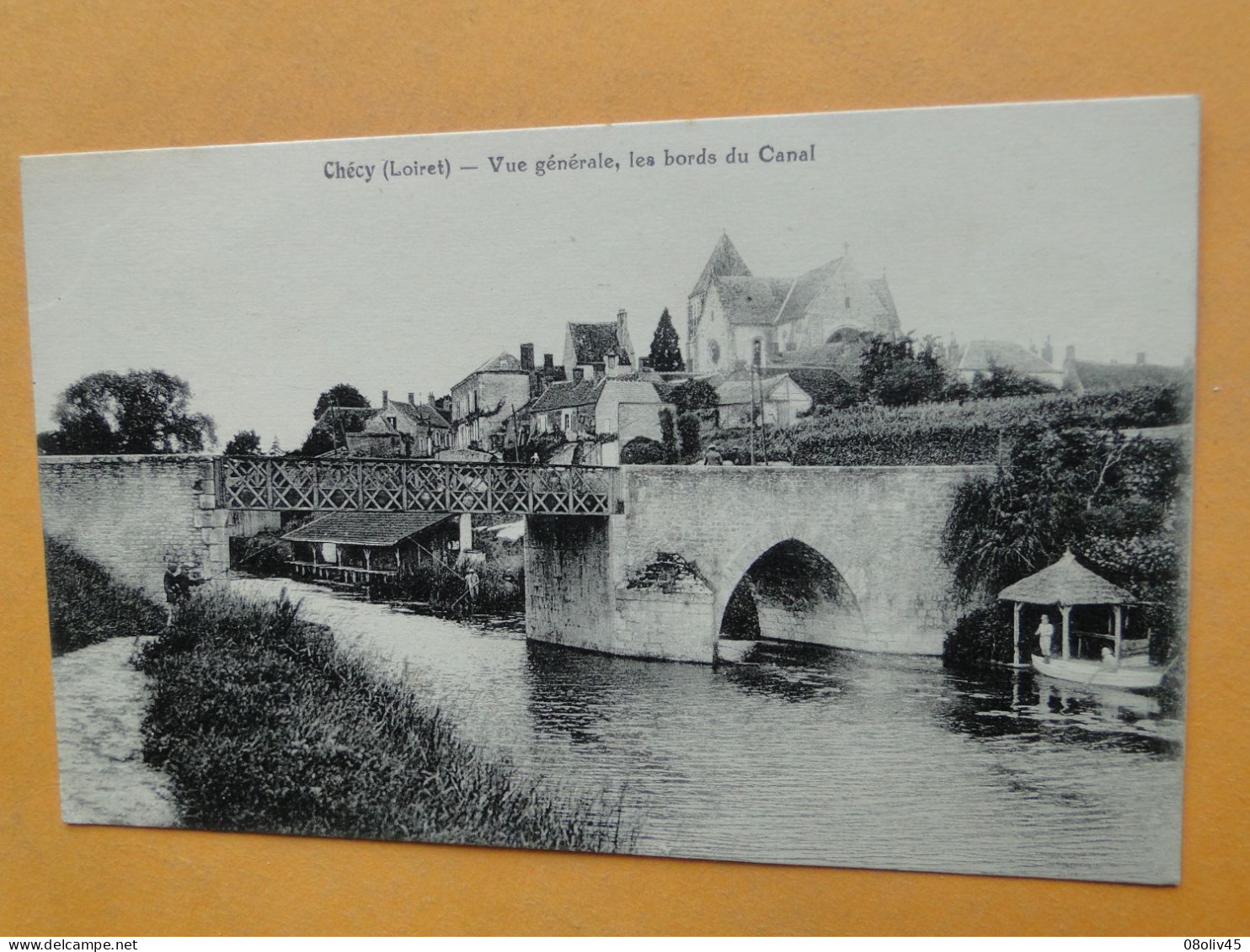 CHECY -- Lot 3 Cpa Différentes - Eglise - Bords Du Canal Et Sanatorium - Andere & Zonder Classificatie