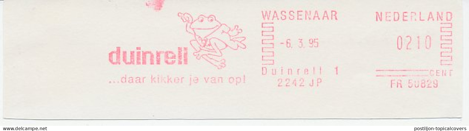 Meter Cut Netherlands 1995 Frog - Andere & Zonder Classificatie