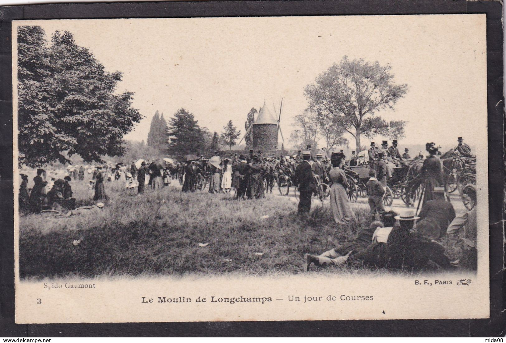 75. PARIS . Le Moulin De Longchamps , Un Jour De Courses . Animée N: 3 - Distretto: 16