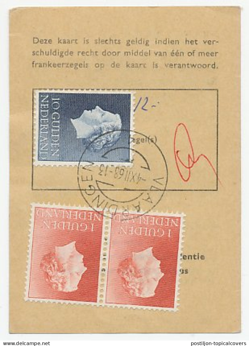 Em. Juliana Postbuskaartje Vlaardingen 1968 - Non Classés