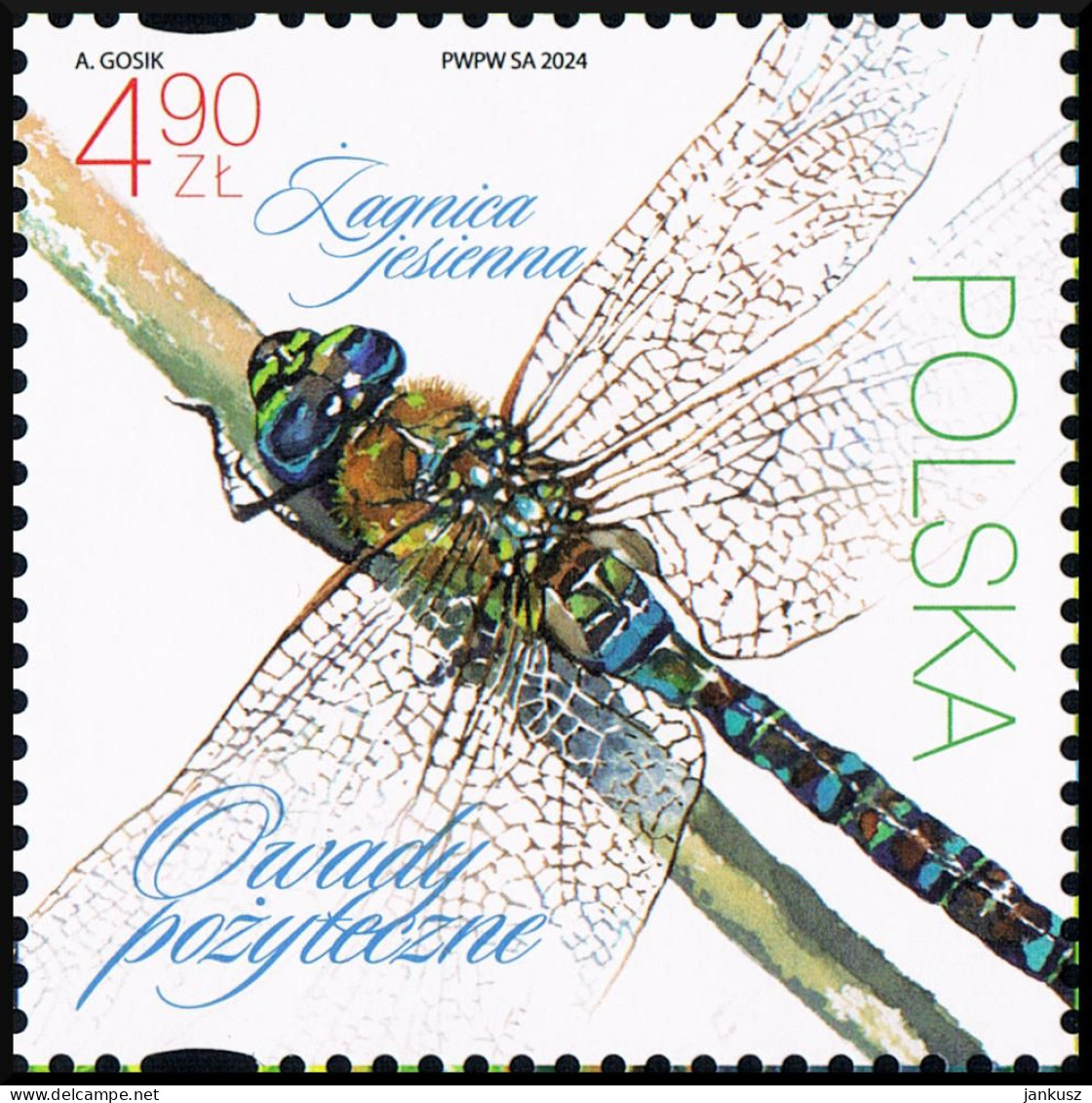 Poland 2024 Fi 5378-5379 Mi 5528-5529 Beneficial Insects - Nuovi