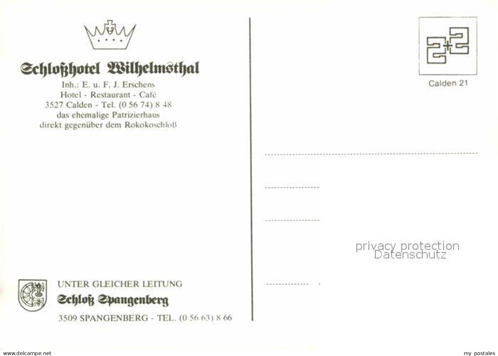 72713501 Calden Schlosshotel Wilhelmsthal Calden - Other & Unclassified