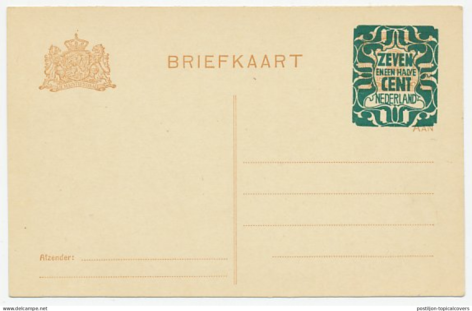 Briefkaart G. 166 - Entiers Postaux