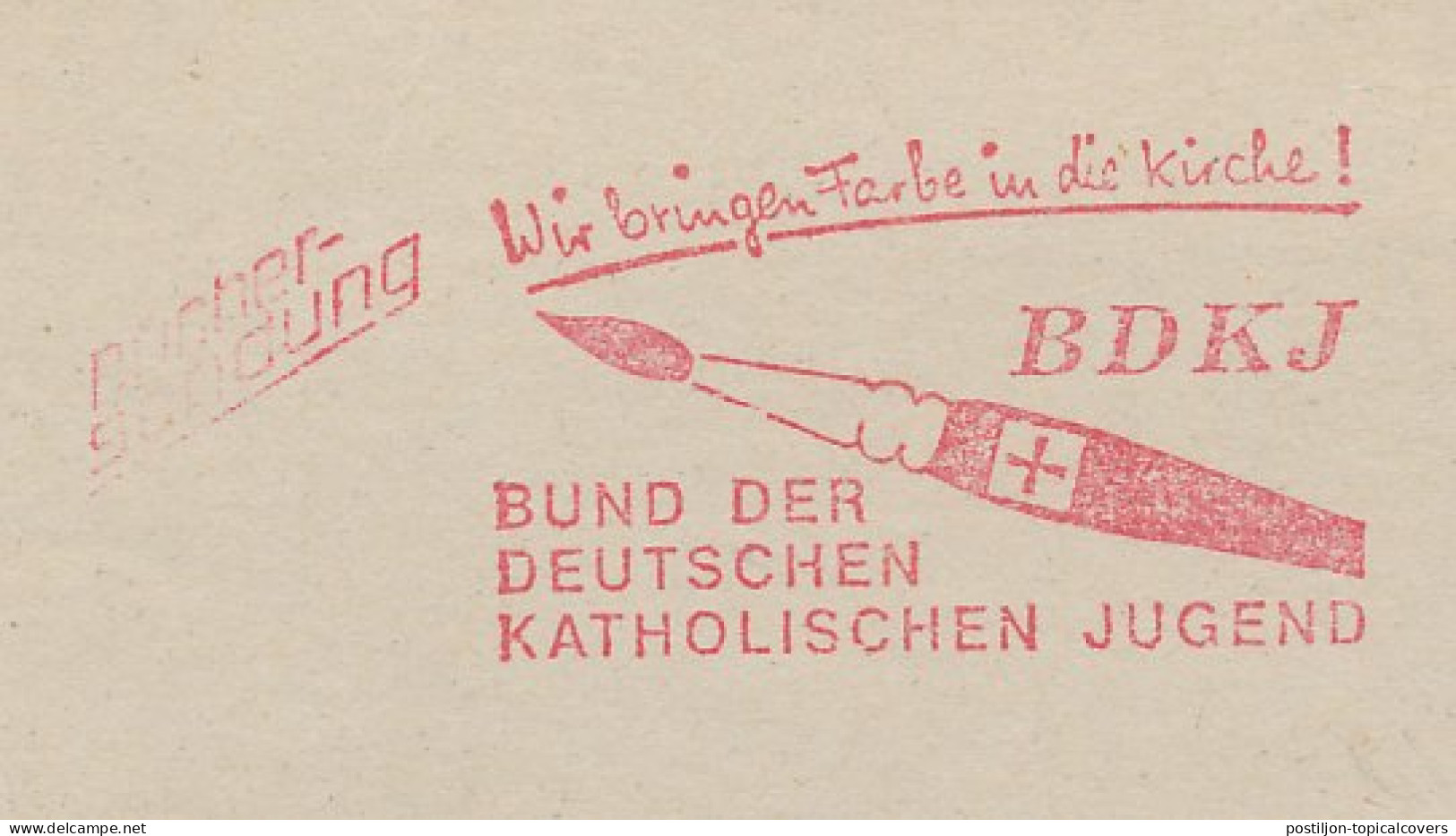 Meter Cut Germany 1993 Pencil - Confederation Of German Catholic Youth - Sonstige & Ohne Zuordnung