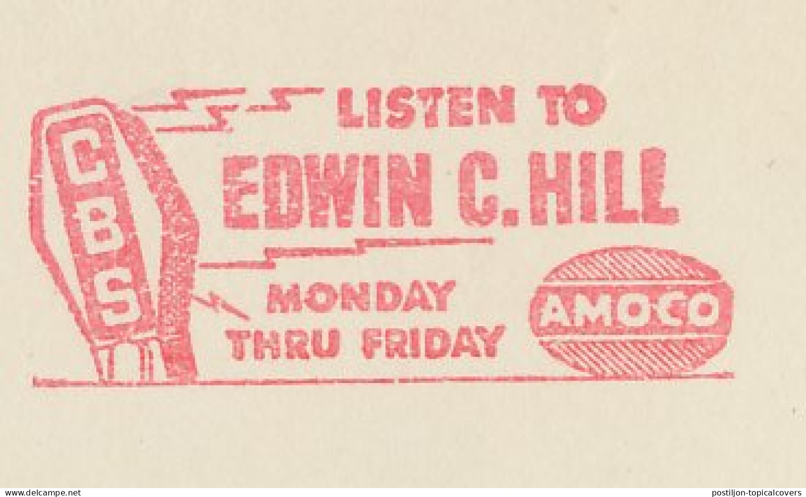 Meter Top Cut USA 1941 CBS Radio - Edwin C. Hill - Unclassified