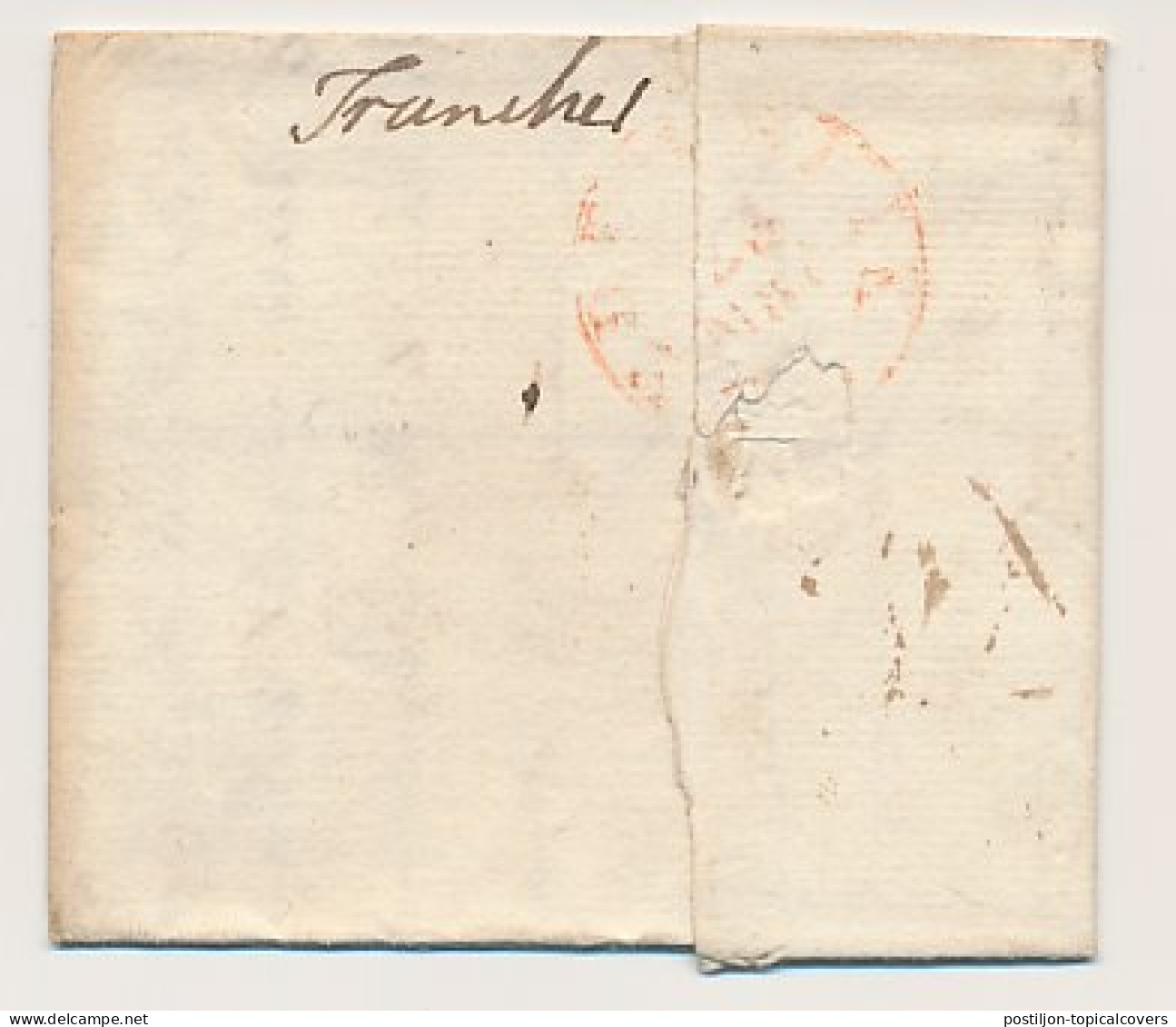 Distributiekantoor Franeker - Leeuwarden - Andijk 1838 - ...-1852 Vorläufer