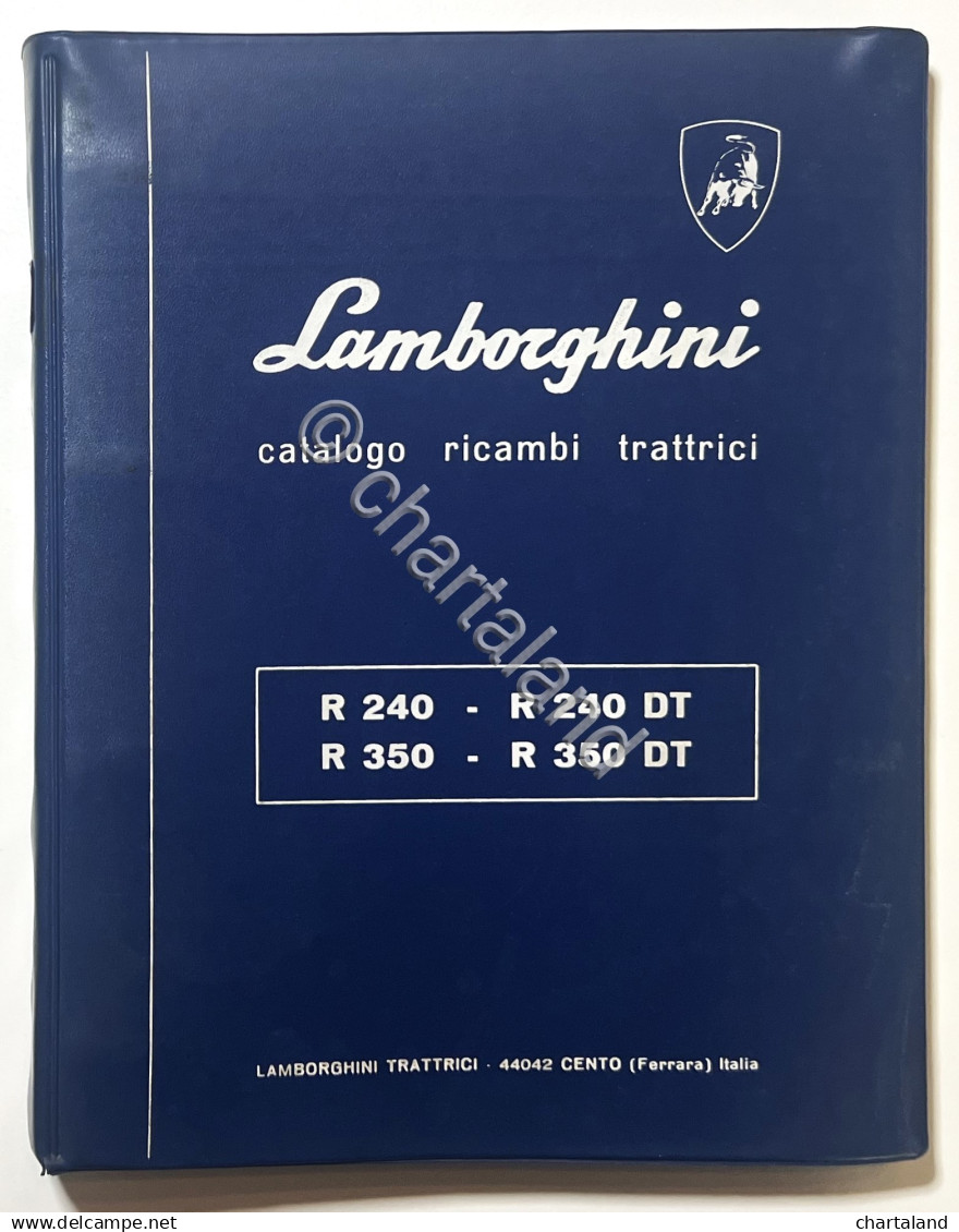 Catalogo Ricambi Trattrici Lamborghini - R 240-R 240 DT / R 350-R 350 DT - 1980 - Other & Unclassified