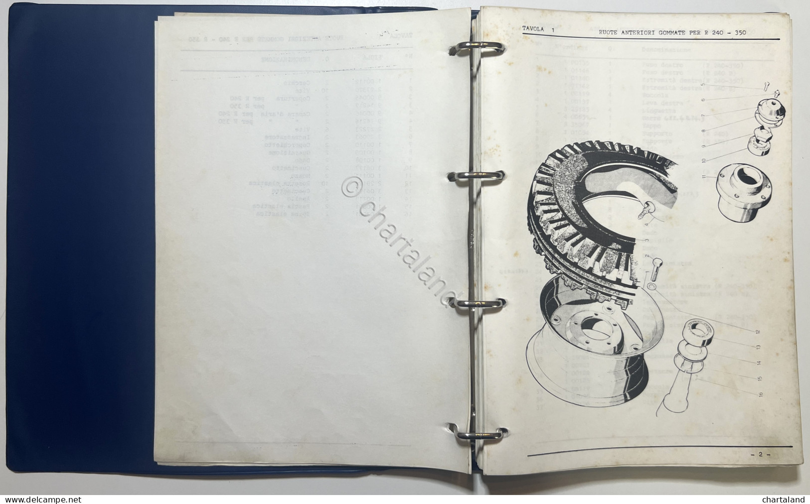 Catalogo Ricambi Trattrici Lamborghini - R 240-R 240 DT / R 350-R 350 DT - 1980 - Autres & Non Classés