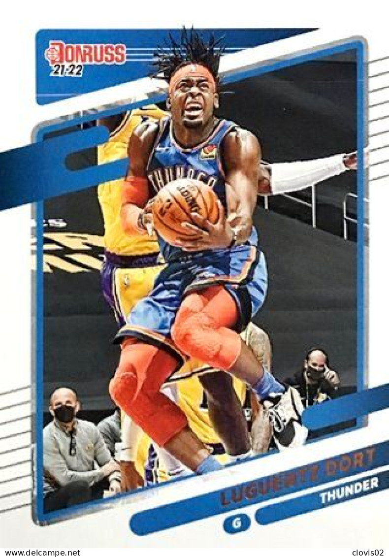 152 Luguentz Dort - Oklahoma City Thunder - Carte Panini NBA Donruss 2021-2022 - Sonstige & Ohne Zuordnung