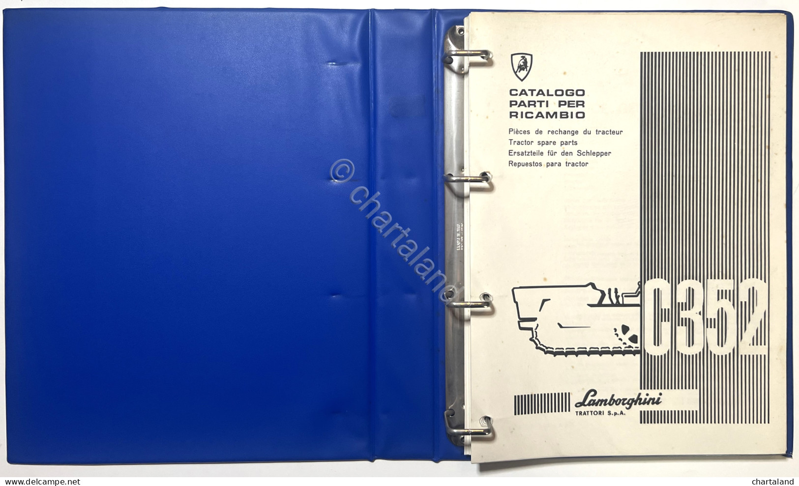 Catalogo Parti Per Ricambio Lamborghini Trattori - C 352 - Ed. 1975 - Autres & Non Classés