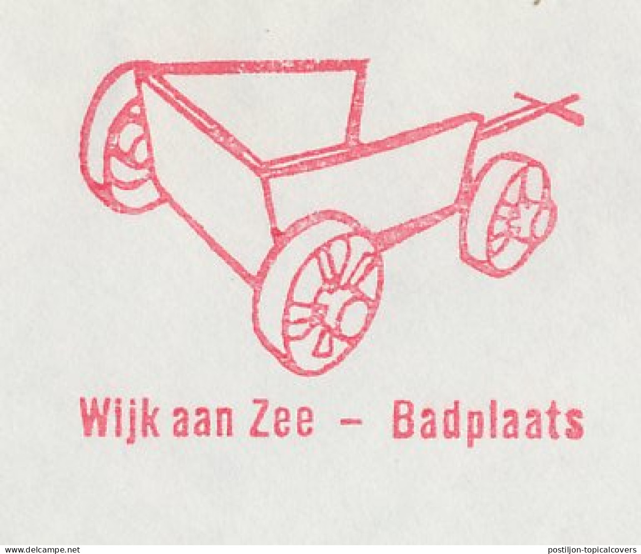 Meter Cover Netherlands 1970 Bolder Cart - Wijk Aan Zee - Beverwijk - Sonstige & Ohne Zuordnung