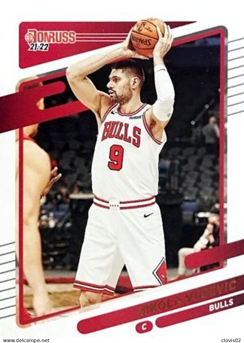 155 Nikola Vucevic - Chicago Bulls - Carte Panini NBA Donruss 2021-2022 - Andere & Zonder Classificatie